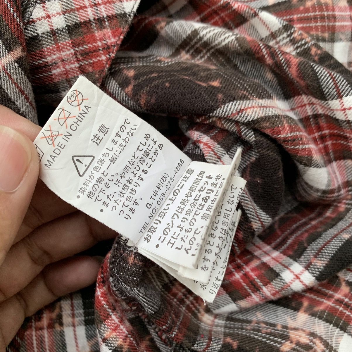 If Six Was Nine In The Attic Embroidered Flanel Shirt ifsix gothic Style Size US L / EU 52-54 / 3 - 5 Thumbnail