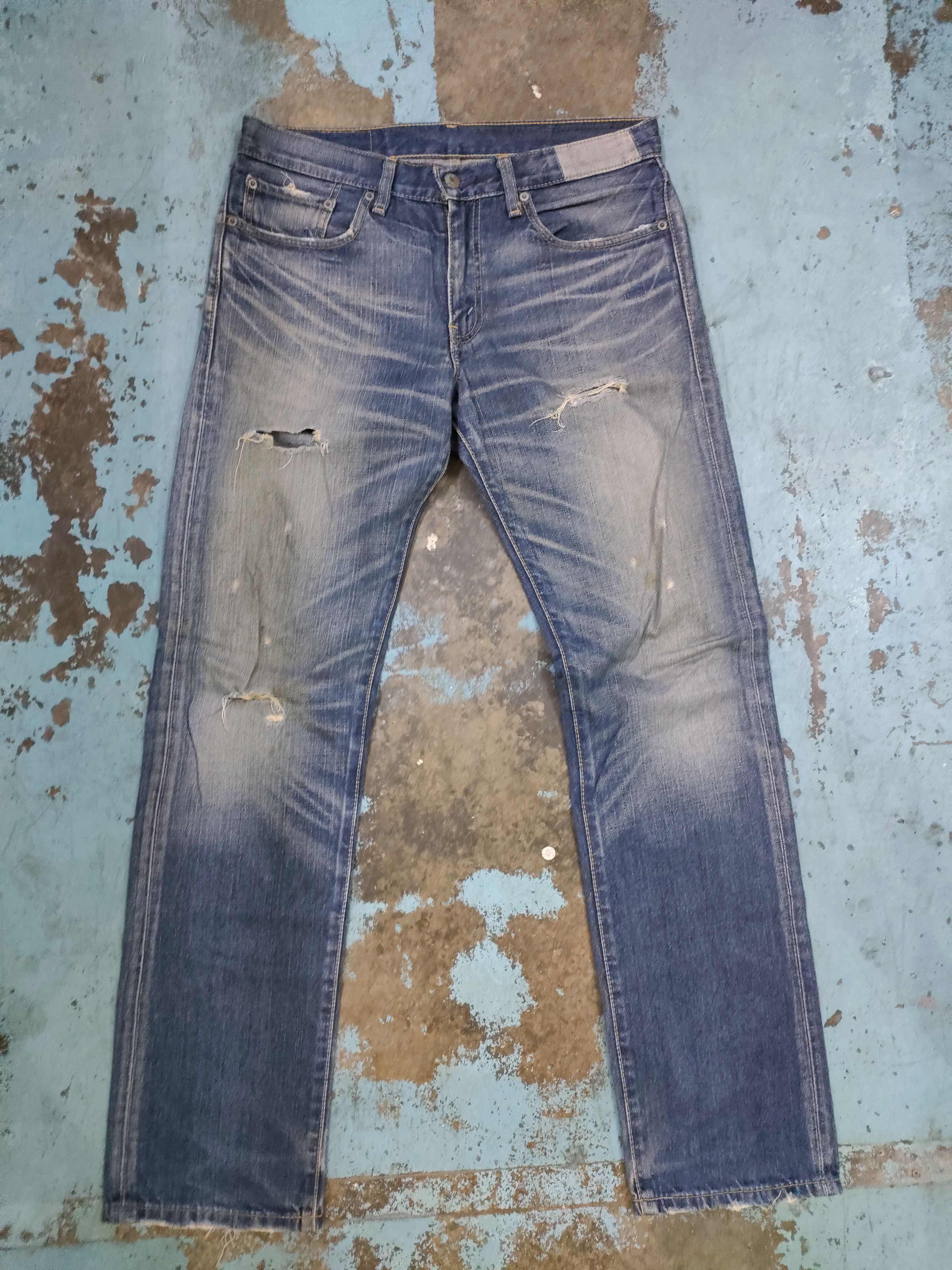 If Six Was Nine × Levi's Distressed Levi's 505 Denim Size US 33 - 1 Thumbnail