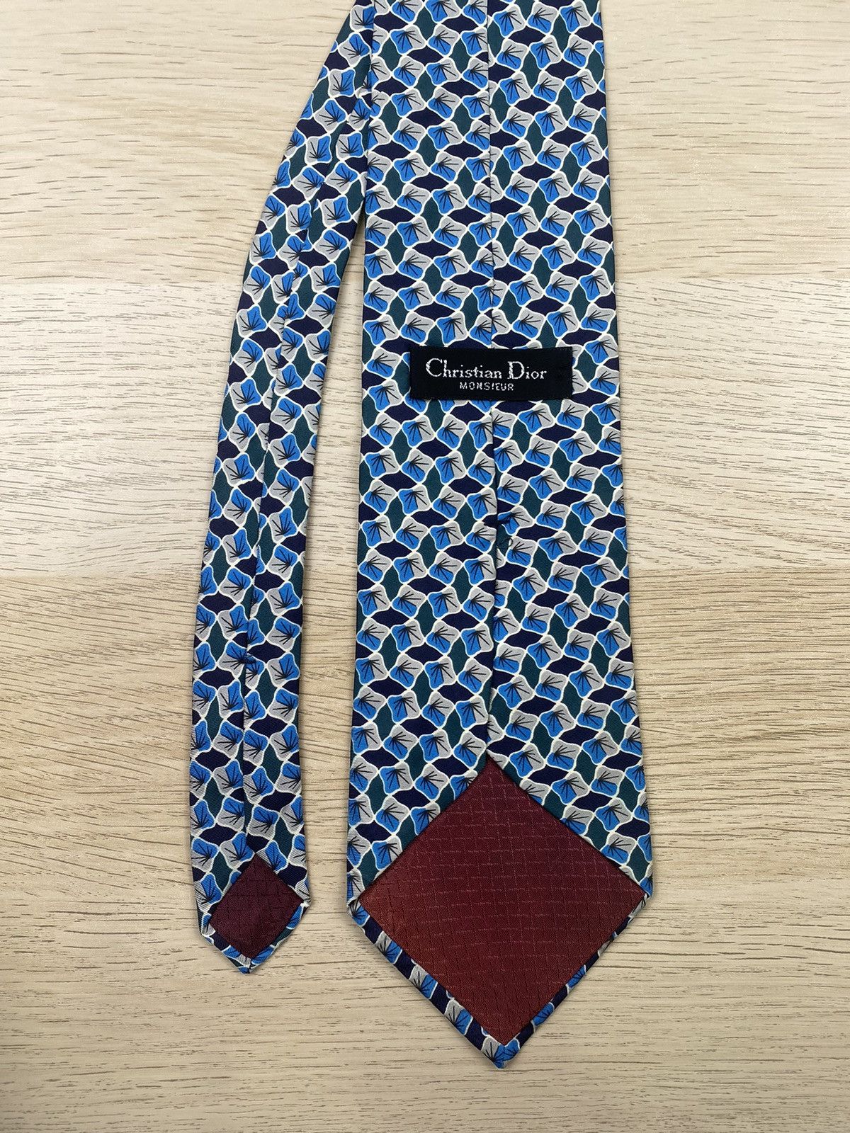 Christian Dior Monsieur Christian Dior Monsieur Silk Tie T111 Size ONE SIZE - 5 Thumbnail