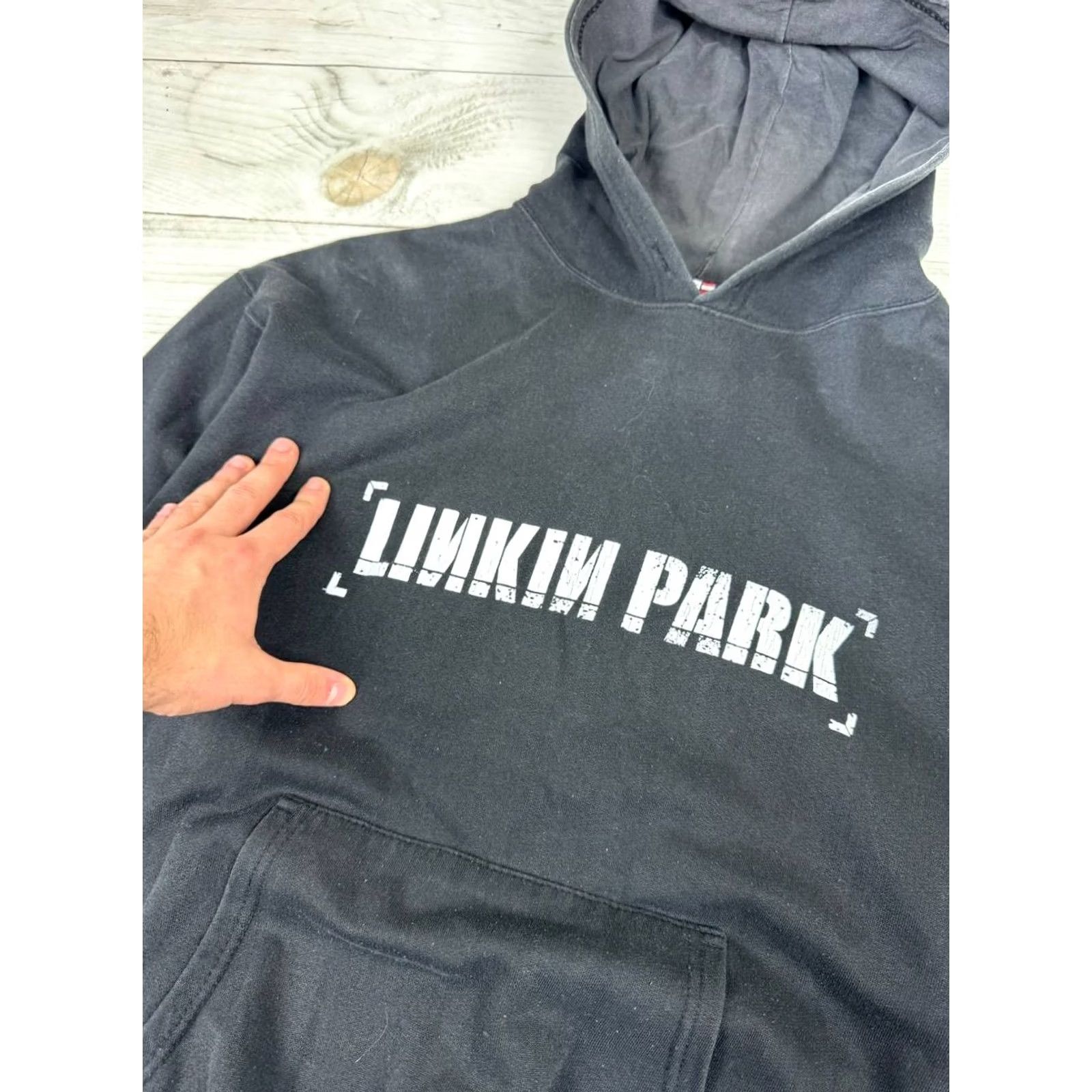 Vintage VINTAGE Linkin Park Hybrid Theory Hoodie Mens Size M Black Size US M / EU 48-50 / 2 - 6 Thumbnail