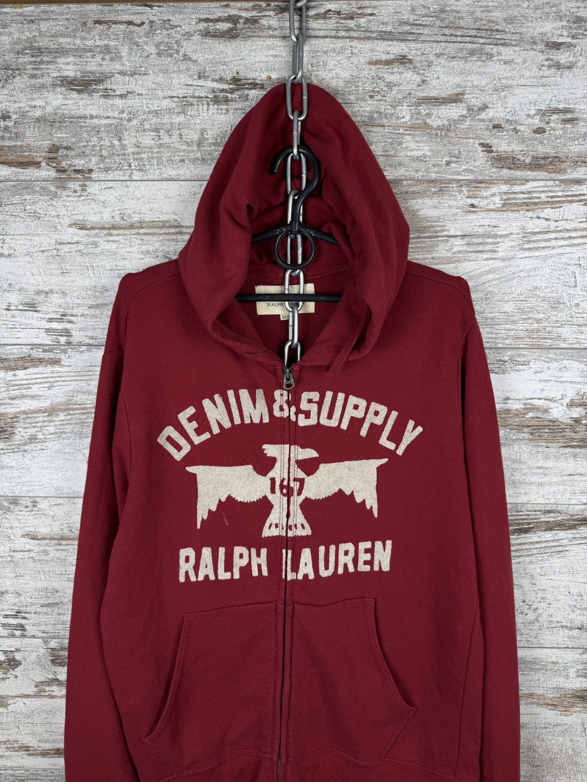 Denim & Supply Ralph Lauren Mens Vintage Denim & Supply Polo Ralph Lauren zip hoodie Size US M / EU 48-50 / 2 - 2 Thumbnail
