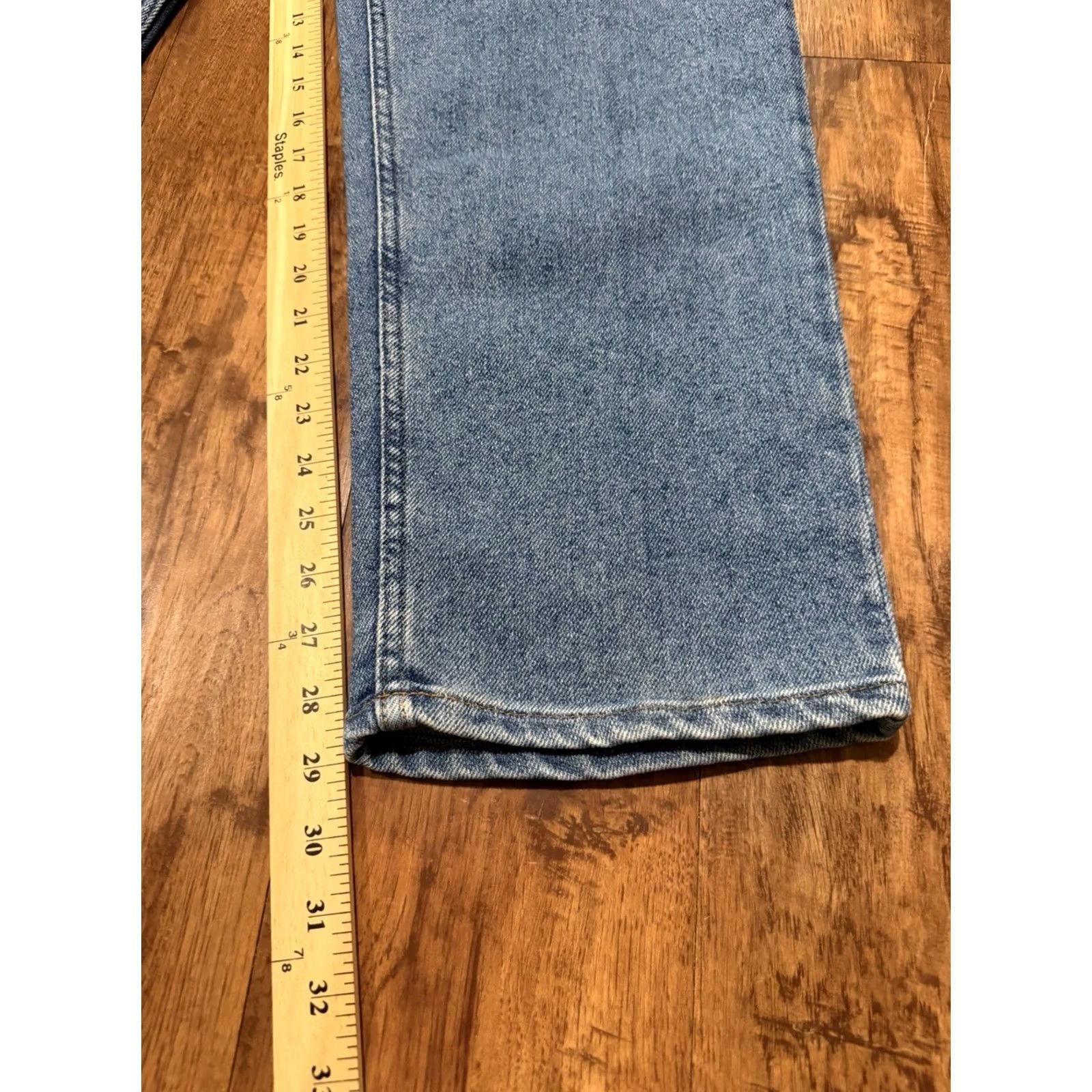 Levi's VINTAGE Levi's 540 Flex Jeans Mens 40x29 Blue Denim 5-Pocket Straight 90s Y2K Big & Tall Shoes? Size US 40 / EU 56 - 7 Thumbnail