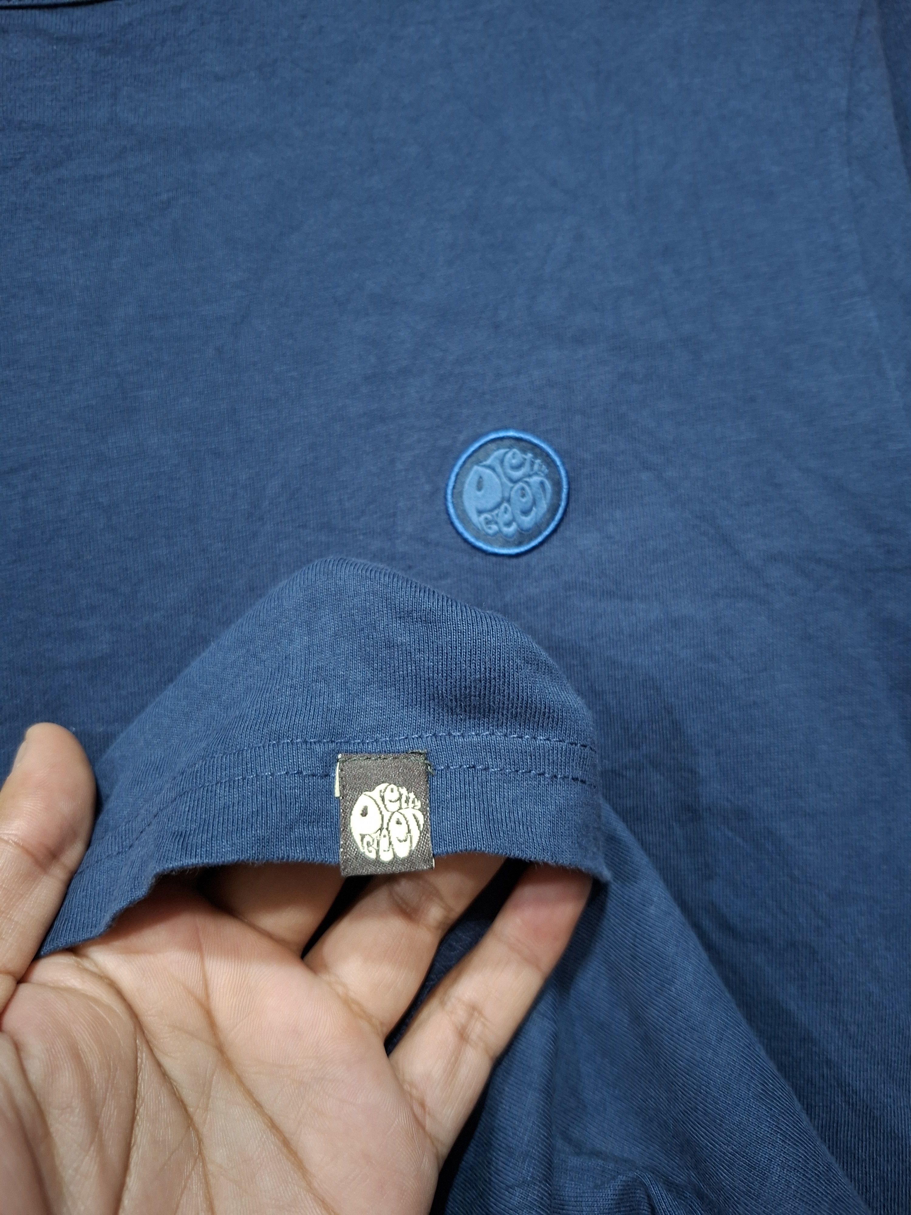 Pretty Green PRETTY GREEN MITCHELL NAVY LONGSLEEVE SHIRT Size US L / EU 52-54 / 3 - 3 Thumbnail