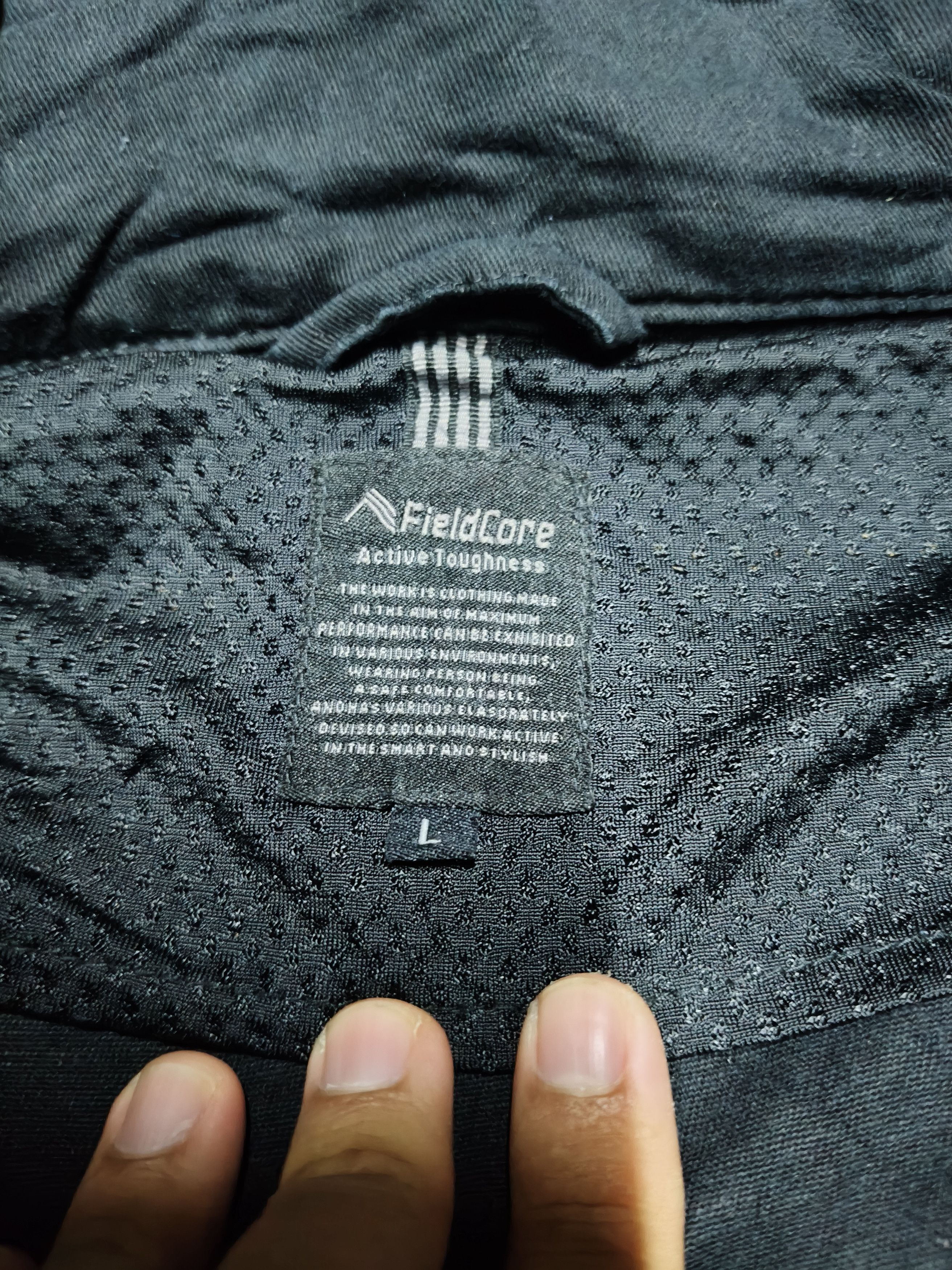 Japanese Brand Fieldcore Denim Stretch Jacket Size US L / EU 52-54 / 3 - 10 Thumbnail