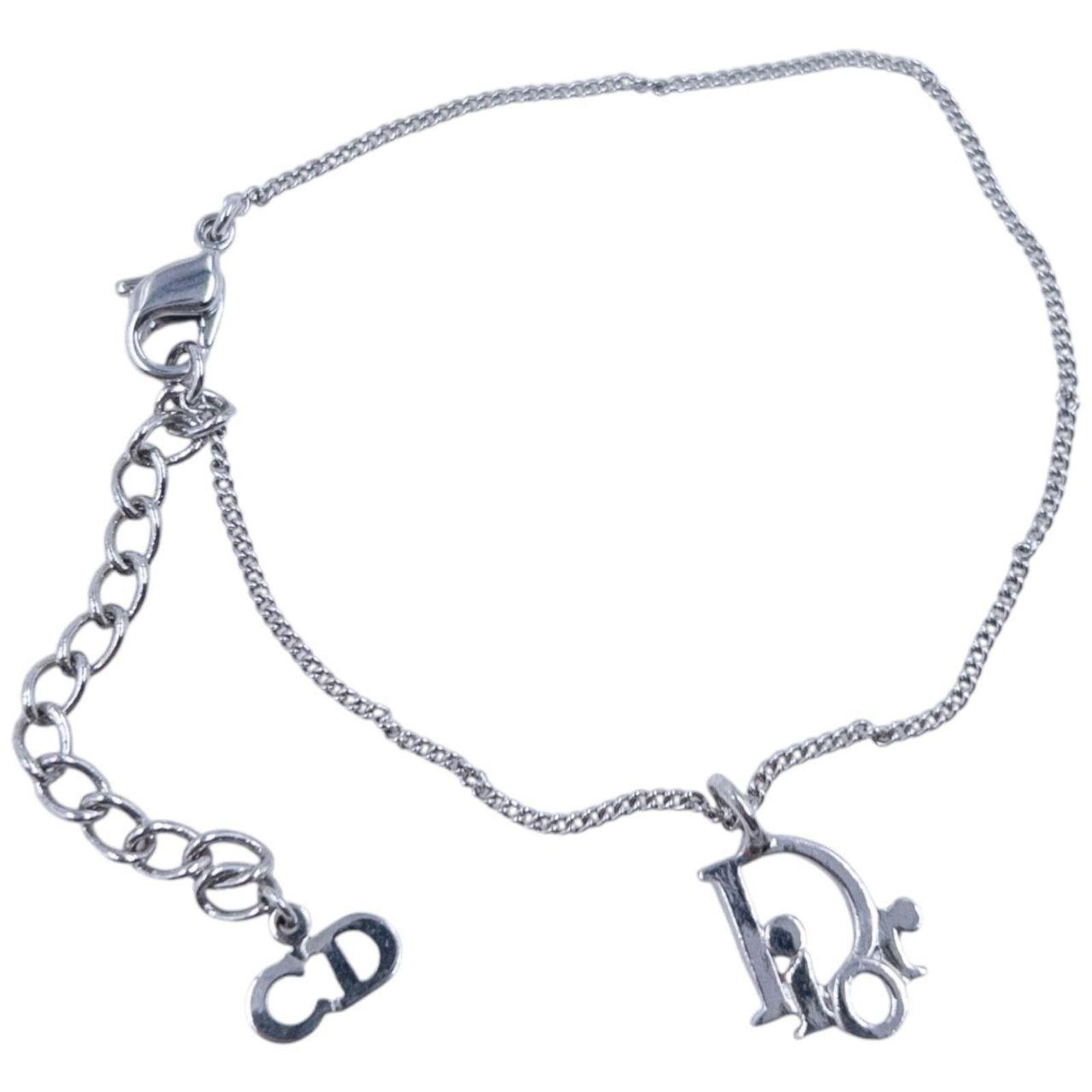 Vintage 2000s Dior Silver Logo Bracelet