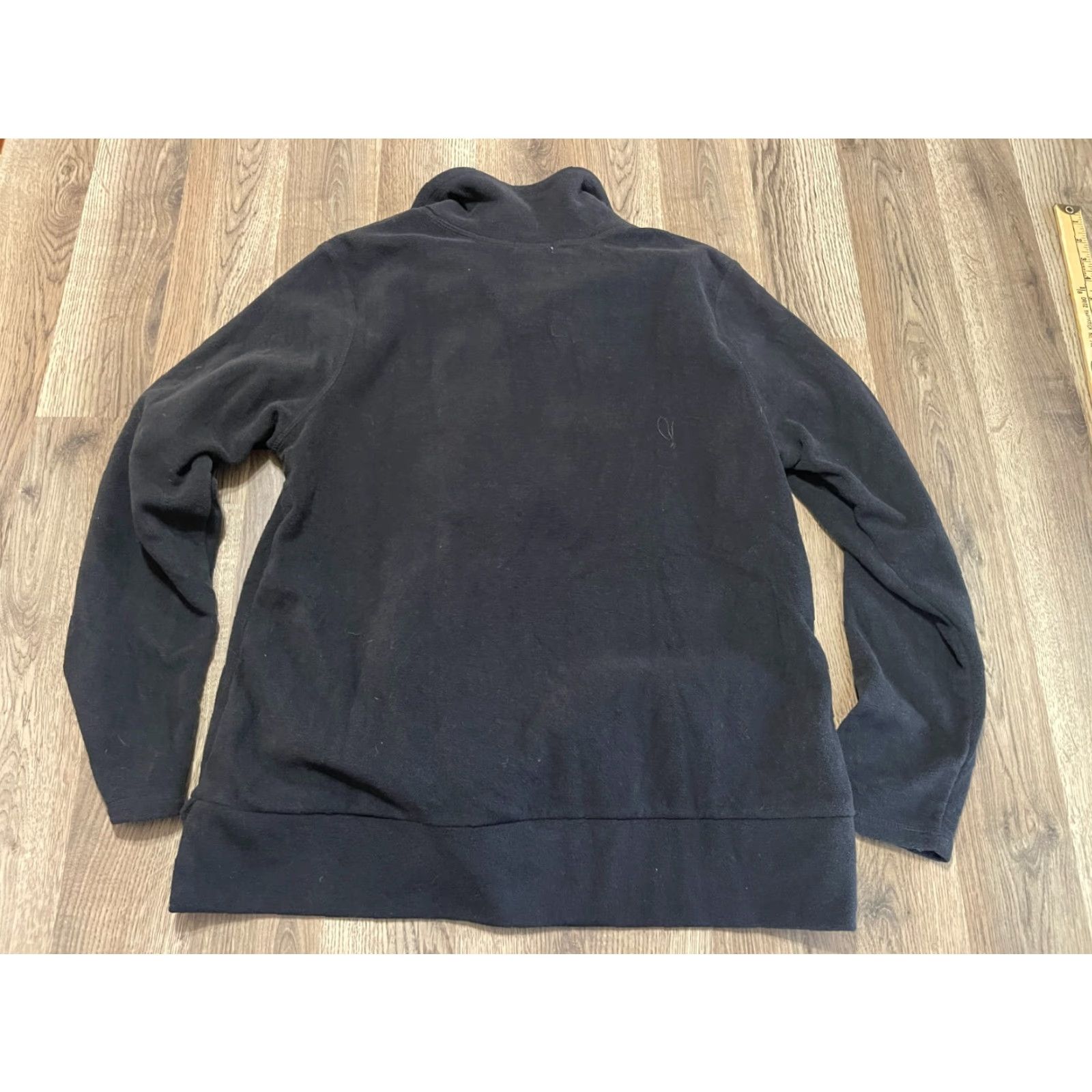 Old Navy Old Navy Sweater Womens Size L Black 1/4 Zip Up Long Sleeve Pullover Size L / US 10 / IT 46 - 2 Thumbnail