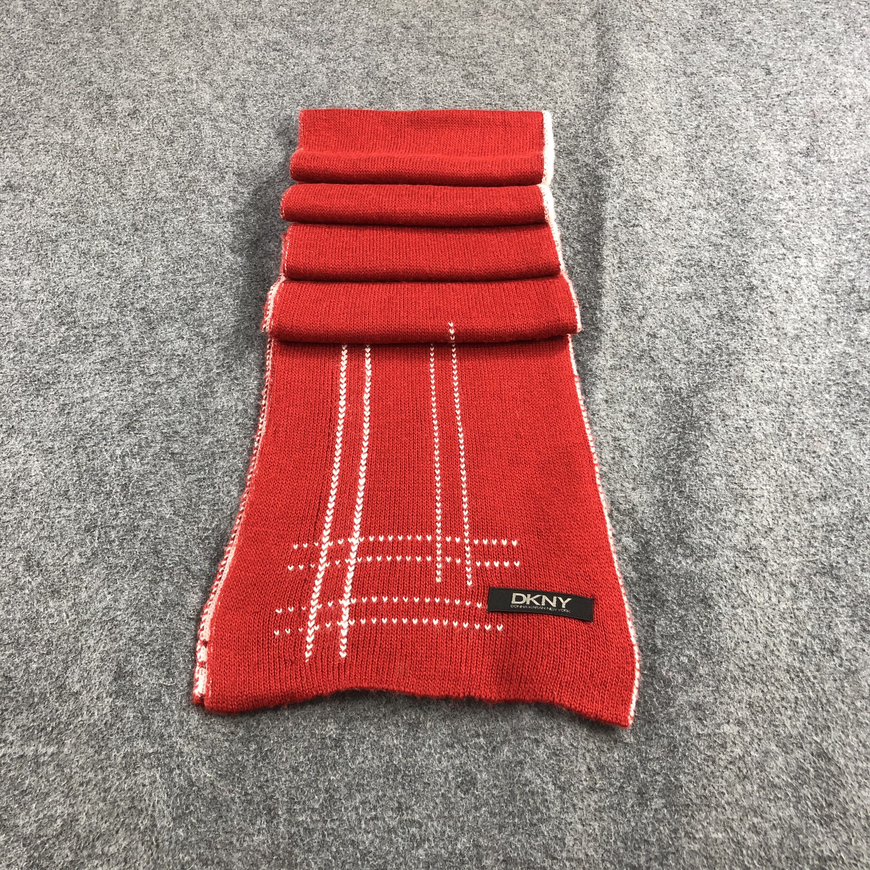 DKNY DKNY Wool Scarf Muffler V896 Size ONE SIZE - 2 Thumbnail