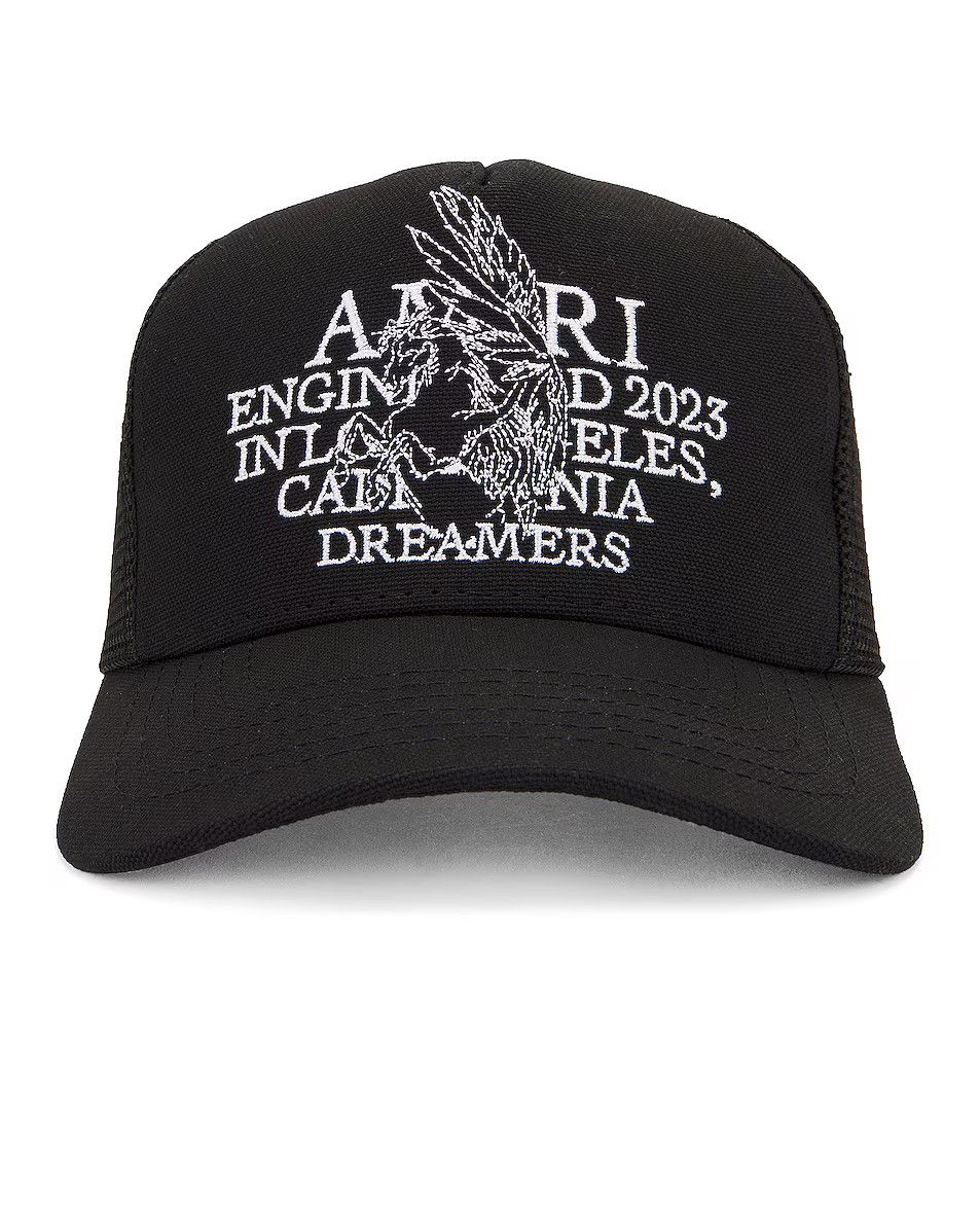 Amiri o1gr1nt0925 Size: OS / Pegasus Trucker in Black Size ONE SIZE - 1 Thumbnail