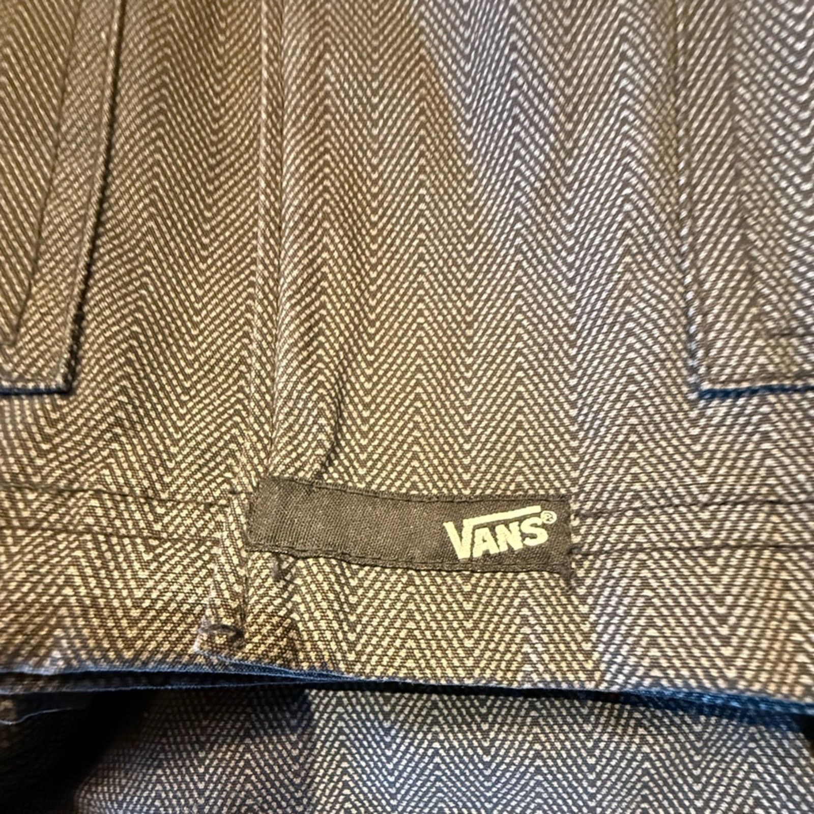 Vans Vans Size Medium Gray Herringbone Anorak Style Zip Jacket Size US M / EU 48-50 / 2 - 12 Thumbnail