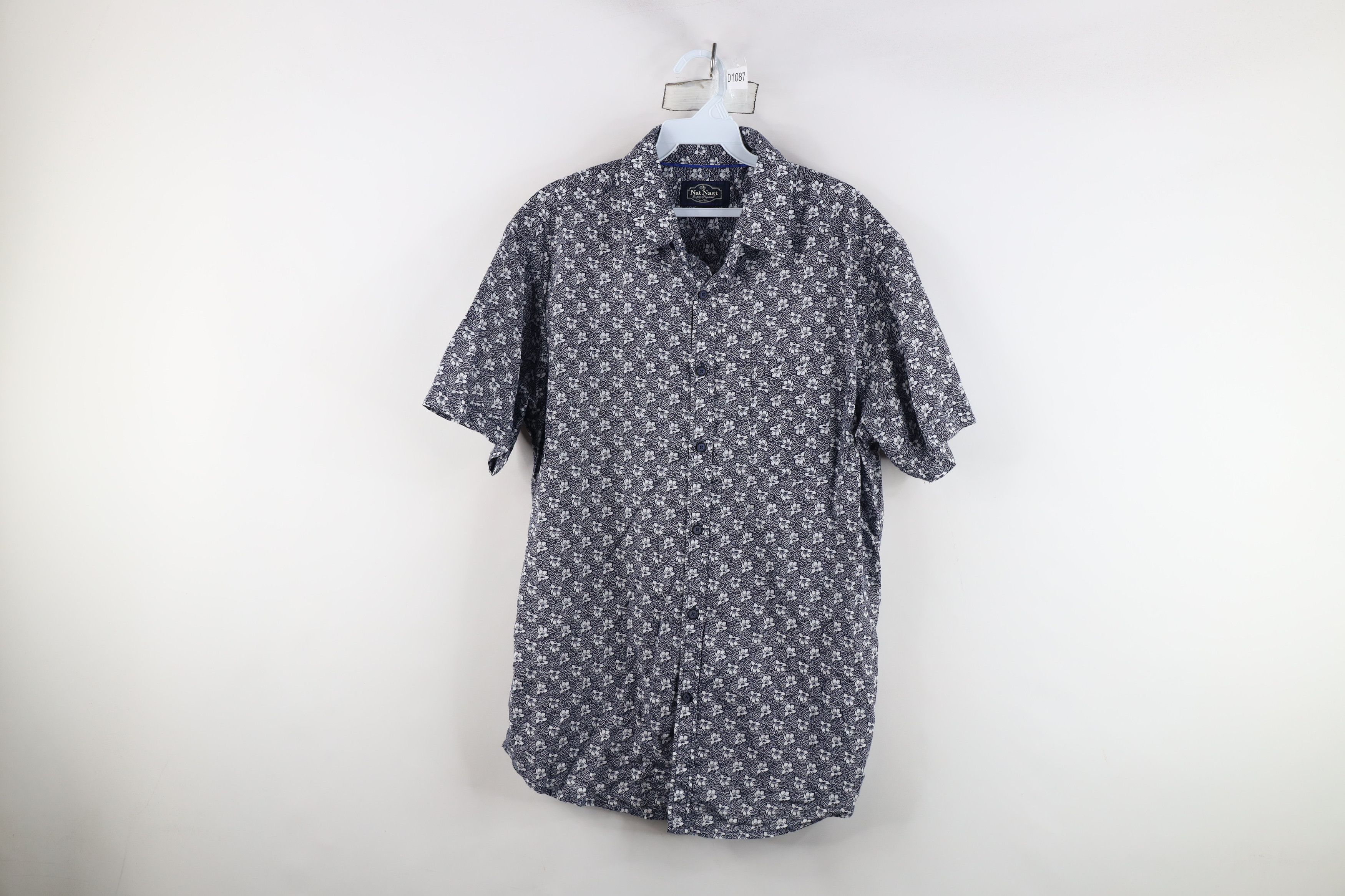 Nat Nast × Vintage Nat Nast Luxury Originals Print Short Sleeve Button Shirt Size US L / EU 52-54 / 3 - 1 Thumbnail