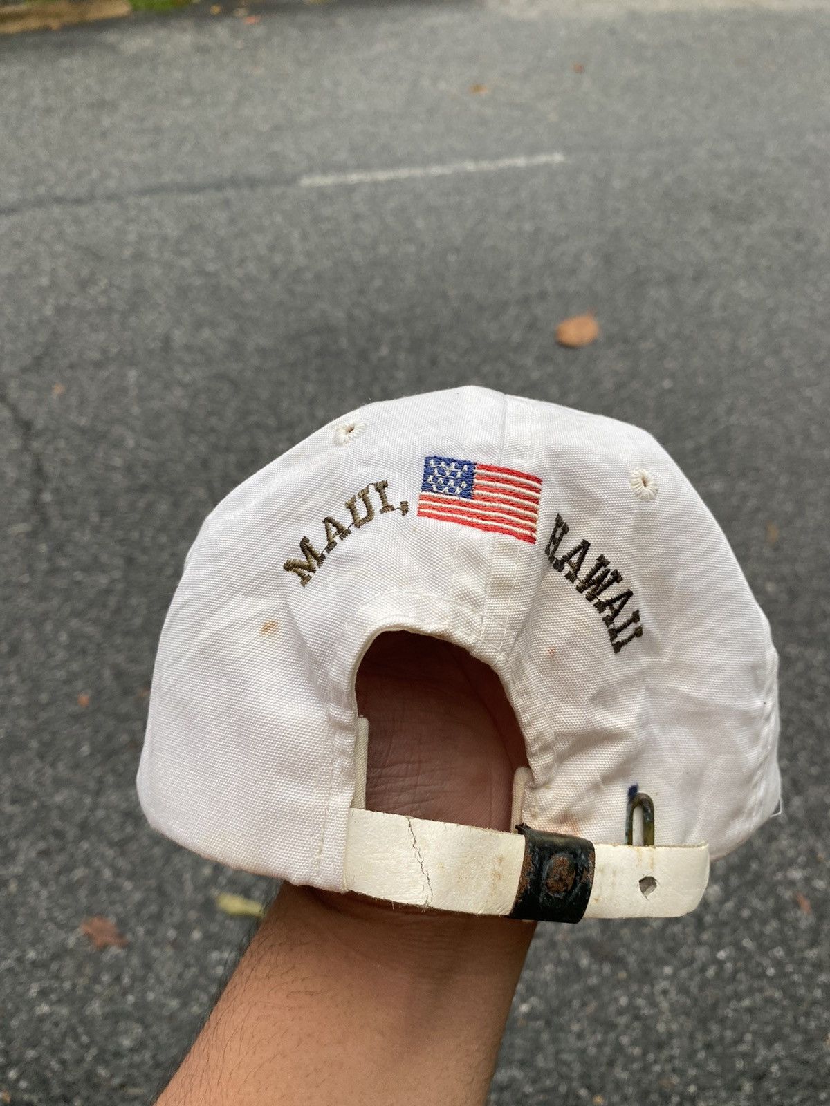Vintage Vintage 70s rare Kaanapali golf flag Maui Hawaii Adjustable Size ONE SIZE - 3 Thumbnail