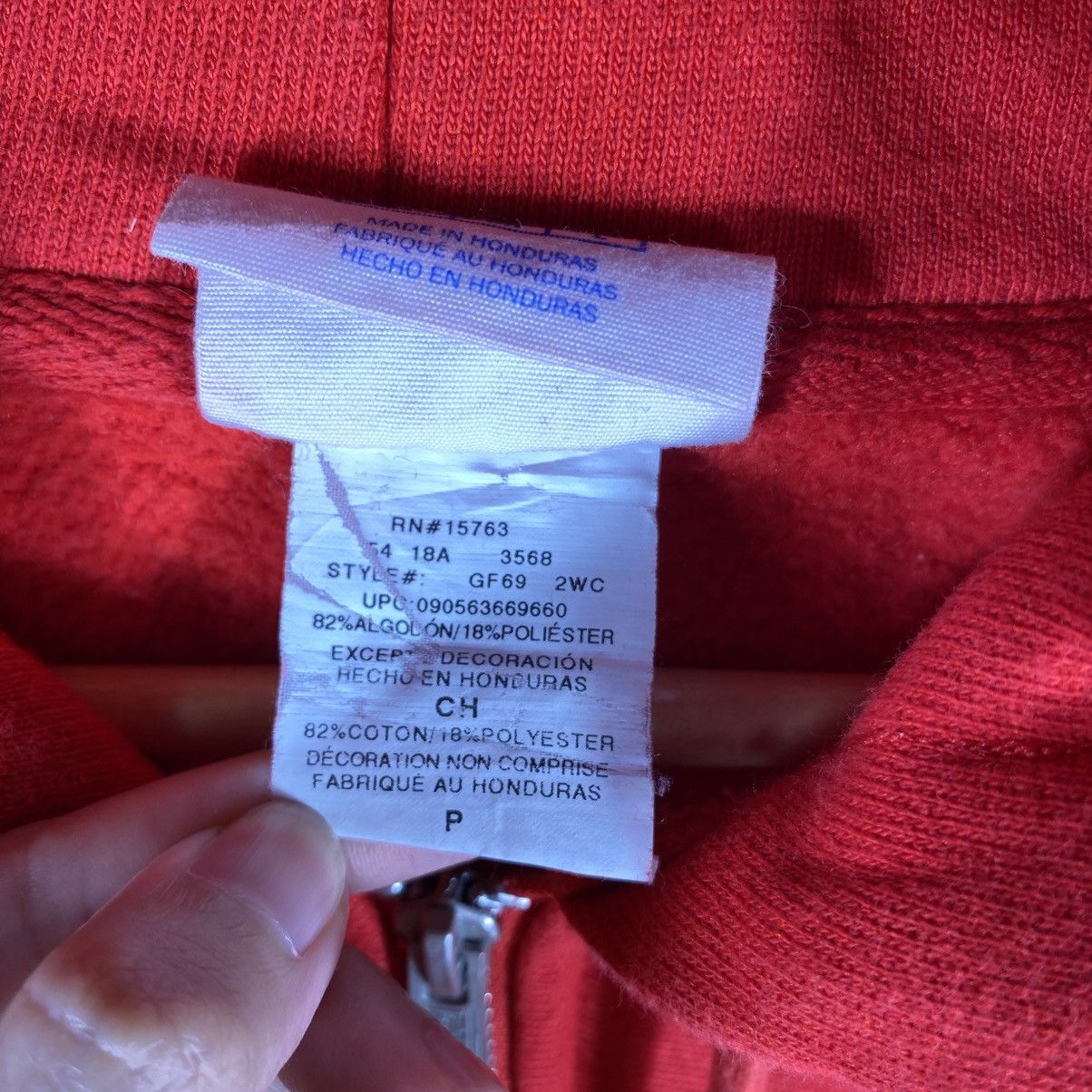 Champion Vintage 00's CHAMPION REVERSE WEAVE Small Logo Zipper Hoodie Size US S / EU 44-46 / 1 - 9 Thumbnail