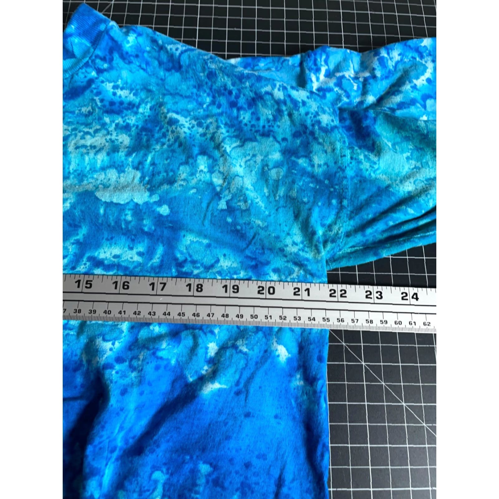 Vintage VINTAGE Bright Light T-Shirt Shirt Adult L Blue Tie Dye Geometric 90s Hippie Music Retro Short Sleeve Crew Neck 100% Cotton Single Stitch Mens Boys Size US L / EU 52-54 / 3 - 5 Thumbnail