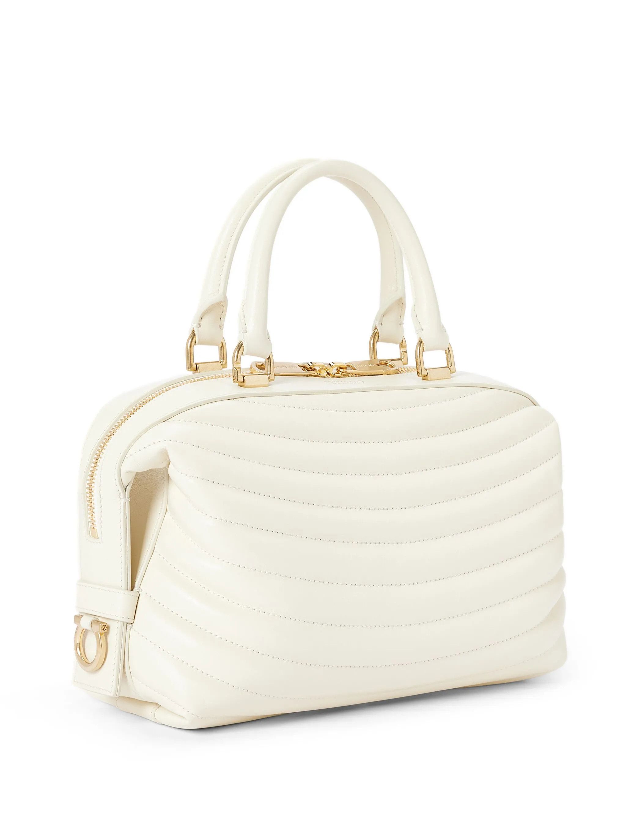 Salvatore Ferragamo o1s1rm0325 Size: OS / Tote Bag in White Size ONE SIZE - 3 Thumbnail