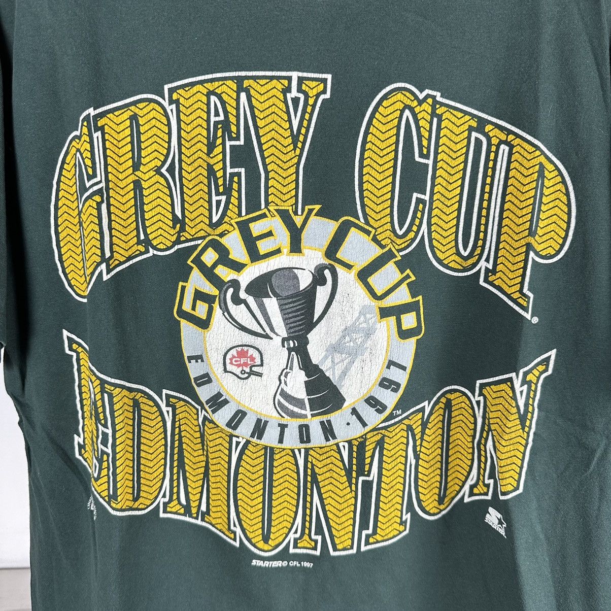 Starter × Vintage Vintage 1997 Edmonton Grey Cup CFL Starter T-shirt Size US L / EU 52-54 / 3 - 3 Thumbnail