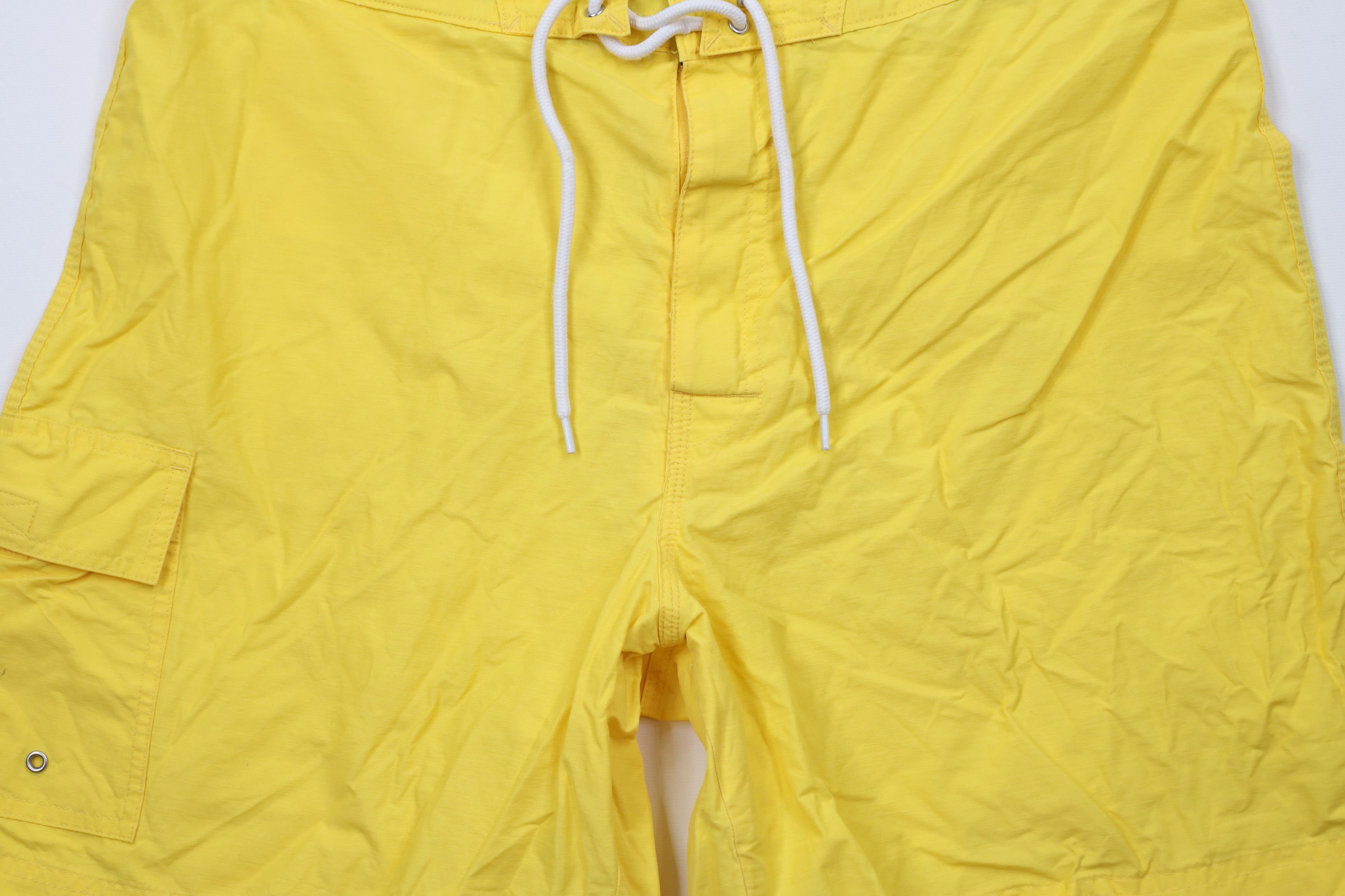 Brooks Brothers × Vintage Vintage Brooks Brothers Above Knee Shorts Swim Trunks Yellow Size US 36 / EU 52 - 3 Thumbnail