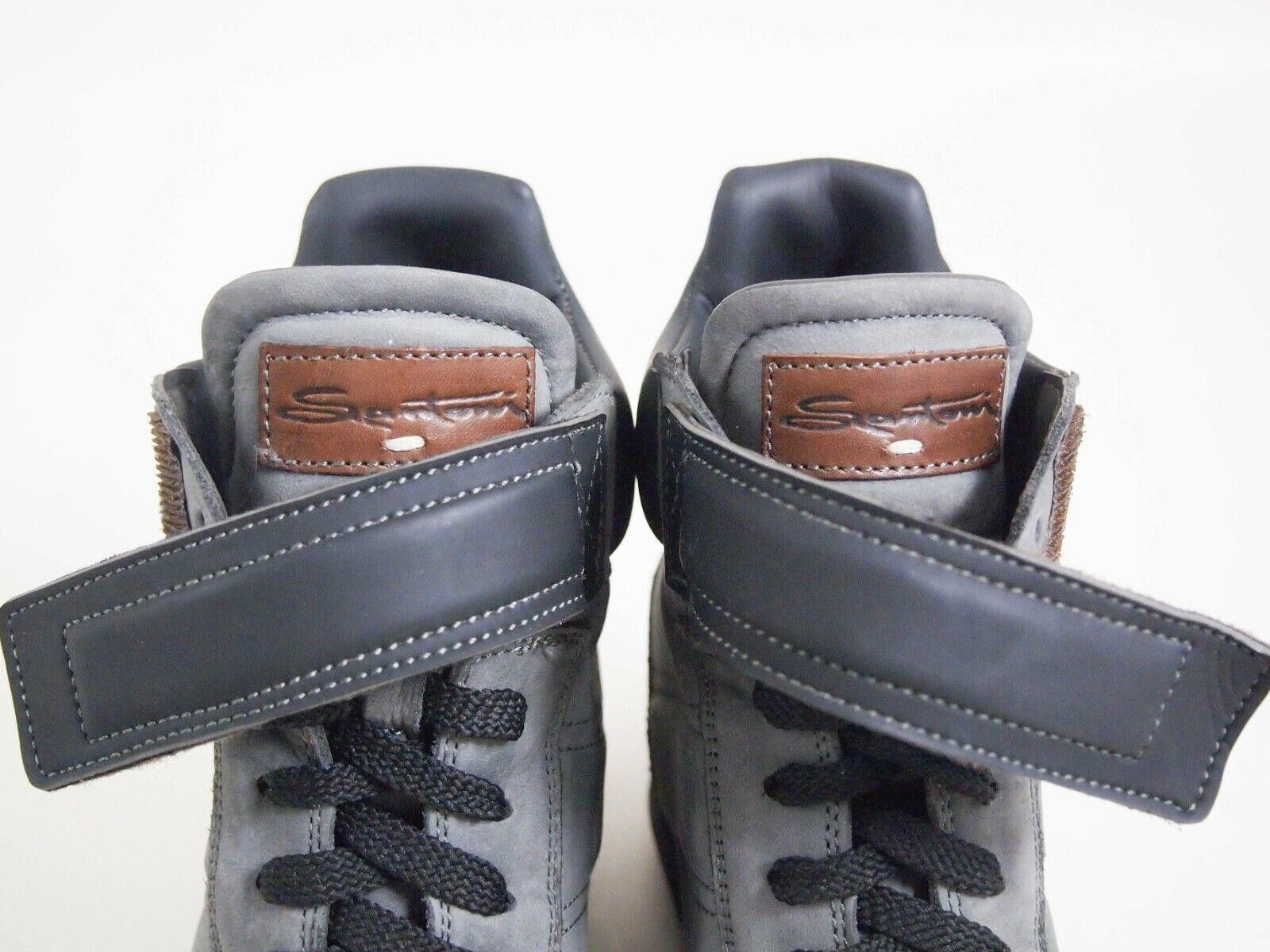 Santoni Santoni Sneakers Boots Hidden Heel Gray Suede US 6 EU 36 Size US 6 / IT 36 - 4 Thumbnail