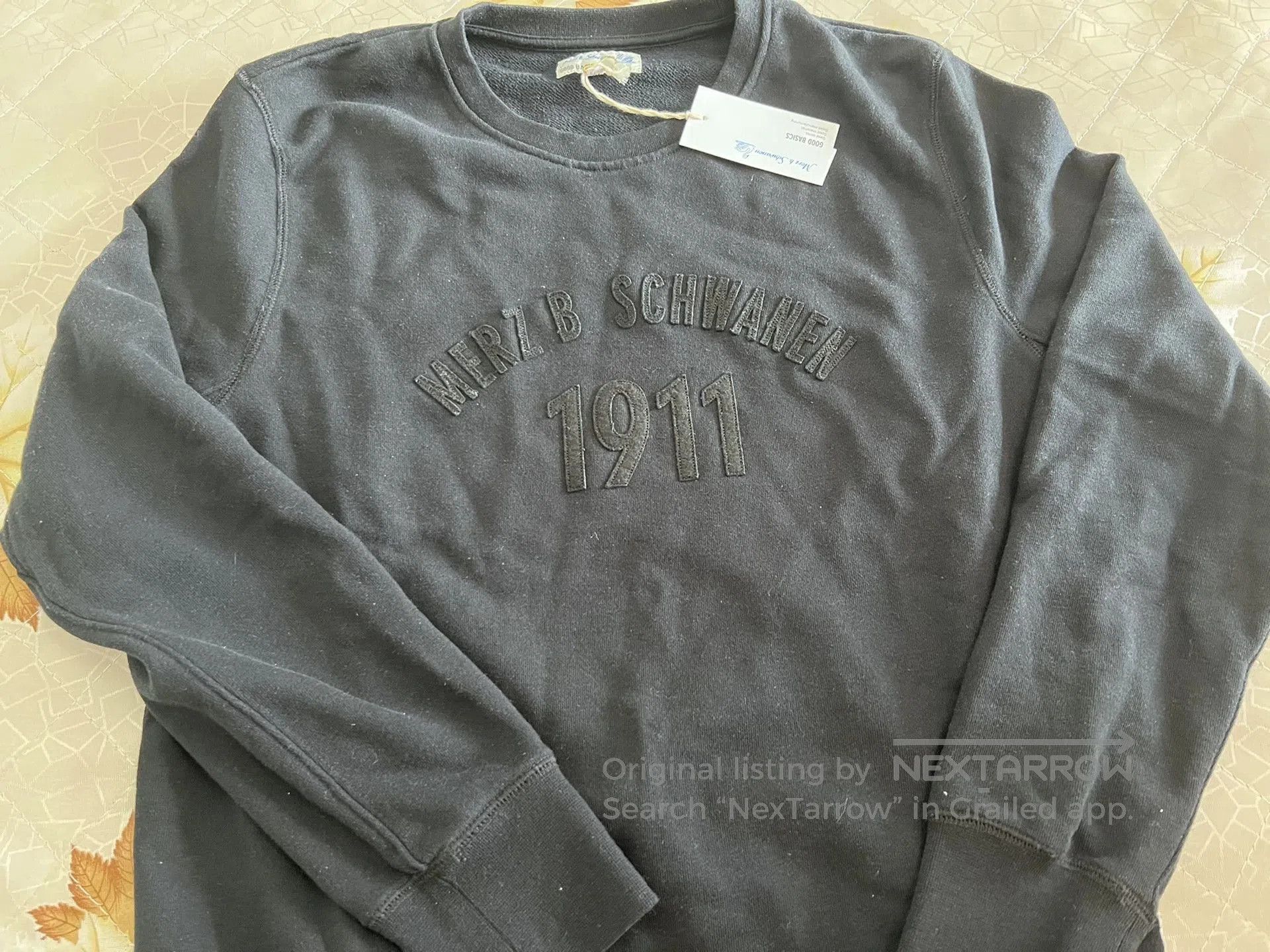 Merz B. Schwanen Merz b.Schwanen Black Sweatshirt trcsw05. Size US M / EU 48-50 / 2 - 4 Thumbnail