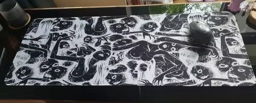 Anime × Japanese Brand × Vintage Anime Horror Girl Junji Ito Anti-slip MousePads Size ONE SIZE - 5 Thumbnail