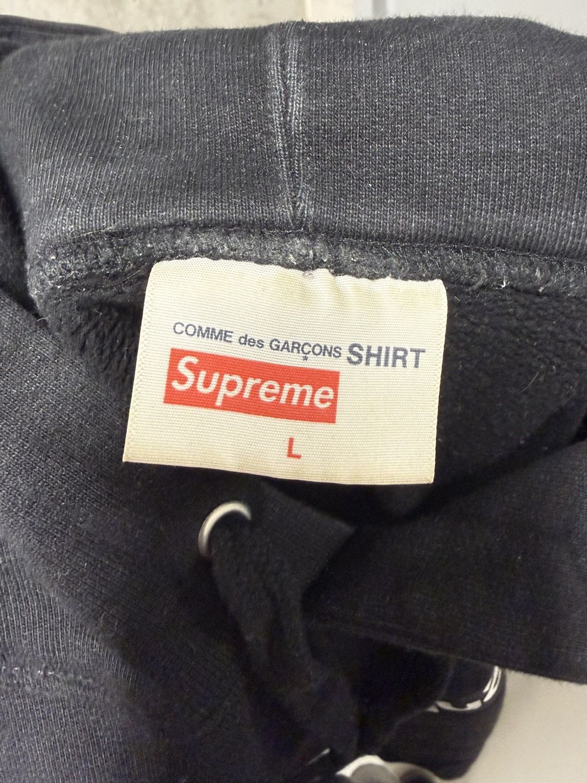 Comme des Garcons SHIRT × Supreme Supreme x Comme Des Garcons Split Box Logo Hoodie Size US L / EU 52-54 / 3 - 6 Thumbnail