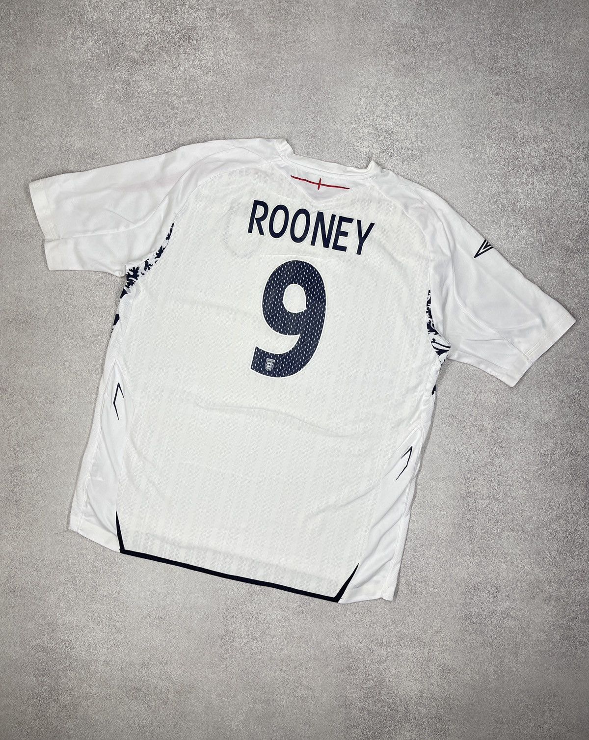Umbro Vintage Umbro England Rooney 9 Jersey 2007-2009 Official Size US XXL / EU 58 / 5 - 1 Thumbnail