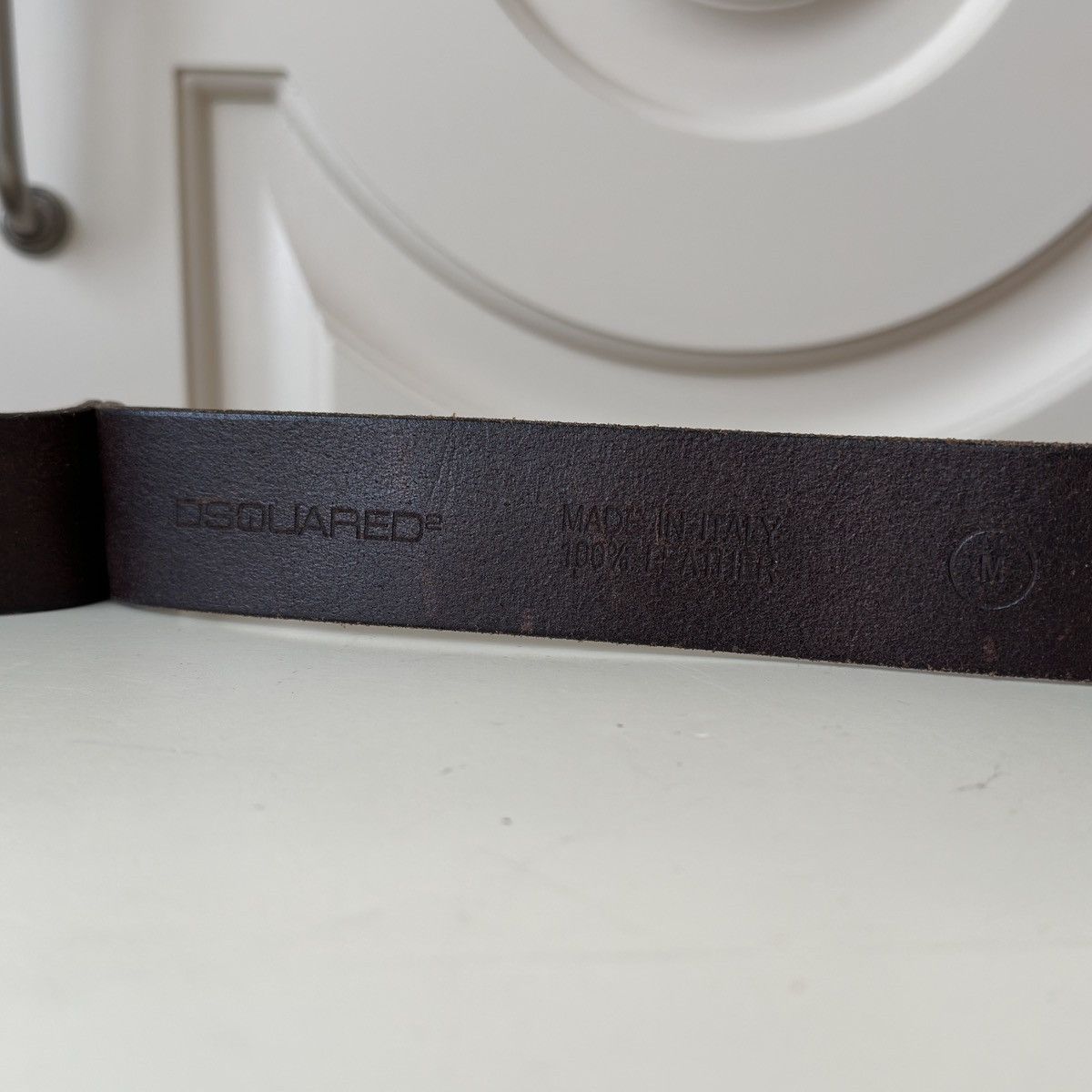 Dsquared2 Dsquared2 S/S 2002 Nuts & Bolts Leather Belt Size 32 - 5 Thumbnail