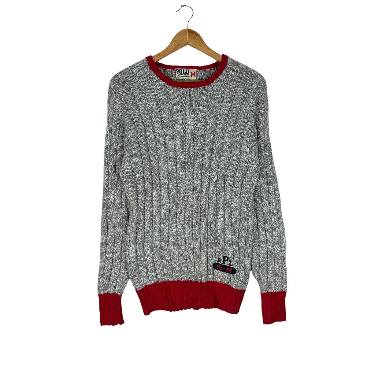 Polo Ralph Lauren ☀️POLO RALPH LAUREN AW1991 KNITWEAR SWEATER Size US M / EU 48-50 / 2 - 1 Thumbnail