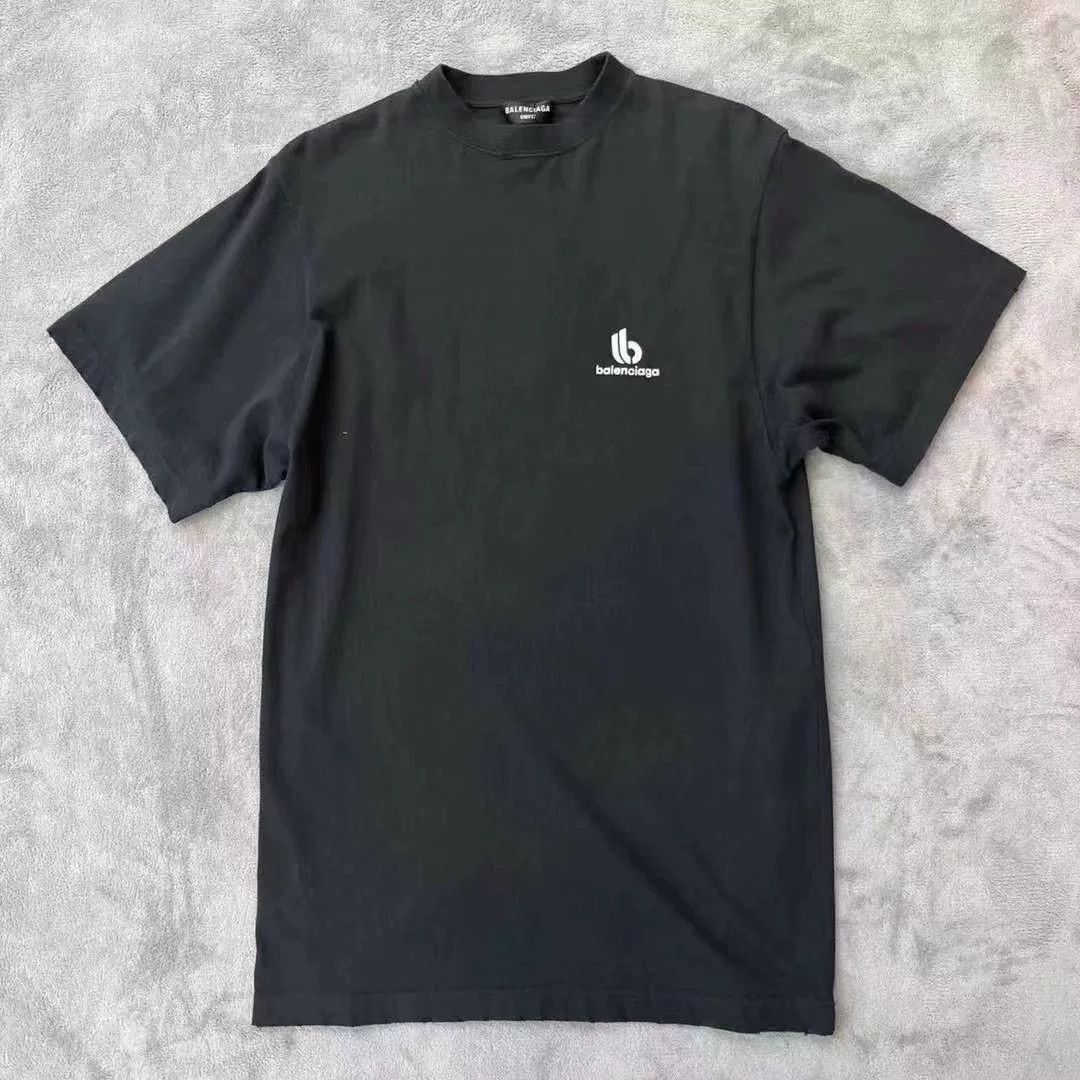 Balenciaga Balenciaga Logo Short Sleeve T-Shirt Size US L / EU 52-54 / 3 - 1 Thumbnail