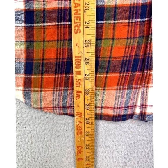Vintage VINTAGE Woolrich Shirt Mens Large Multi Madras Plaid Flannel Button-Up Long Sleeve Size US L / EU 52-54 / 3 - 7 Thumbnail