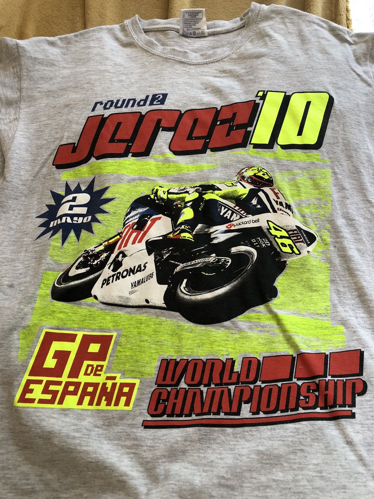 Formula 1 RARE MOTO GP RACING SPAIN JEREZ VINTAGE BIKE TEE SHIRT Size US M / EU 48-50 / 2 - 3 Thumbnail