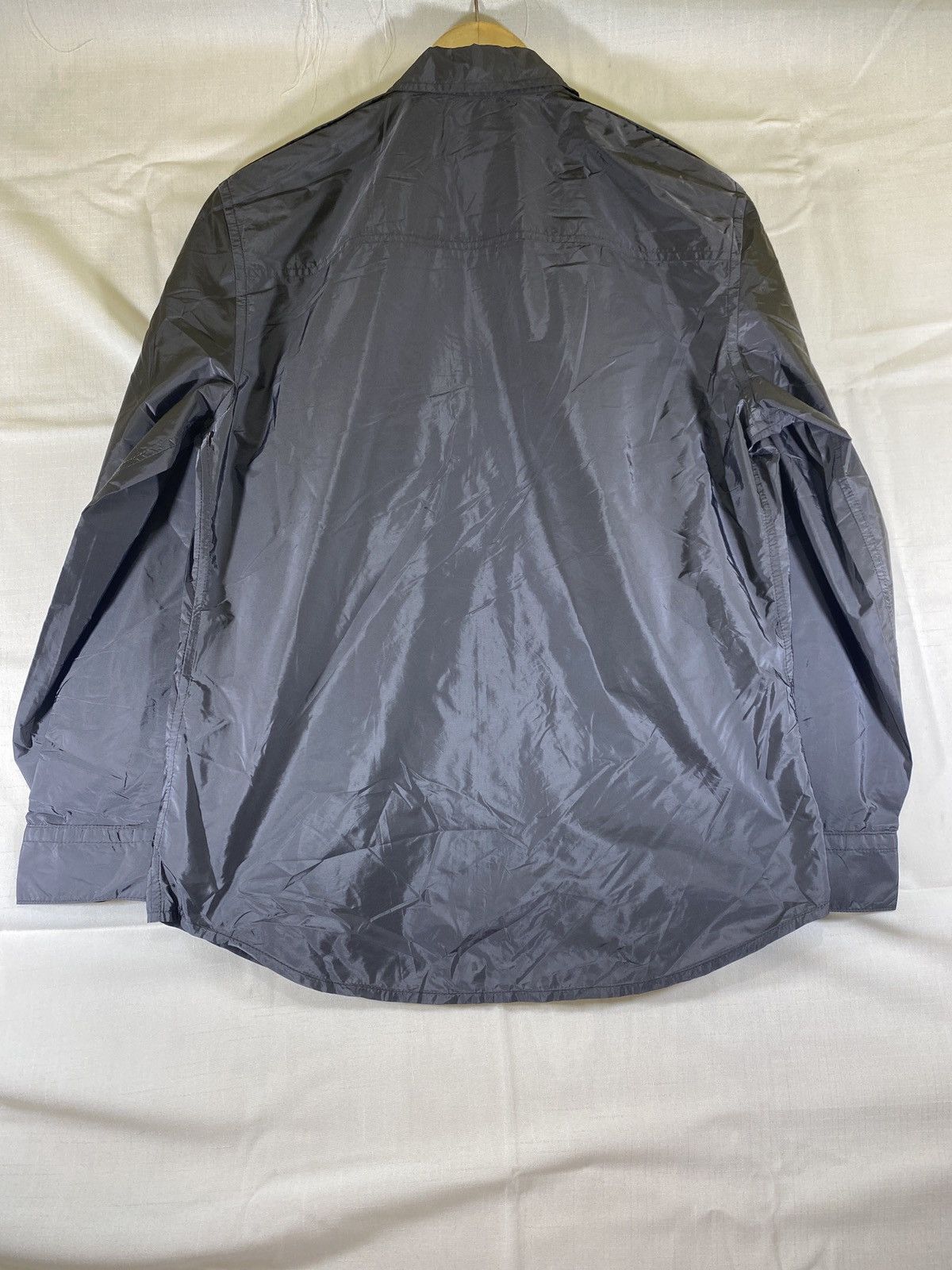 Prada shimmer nylon metal button down Size US M / EU 48-50 / 2 - 2 Thumbnail