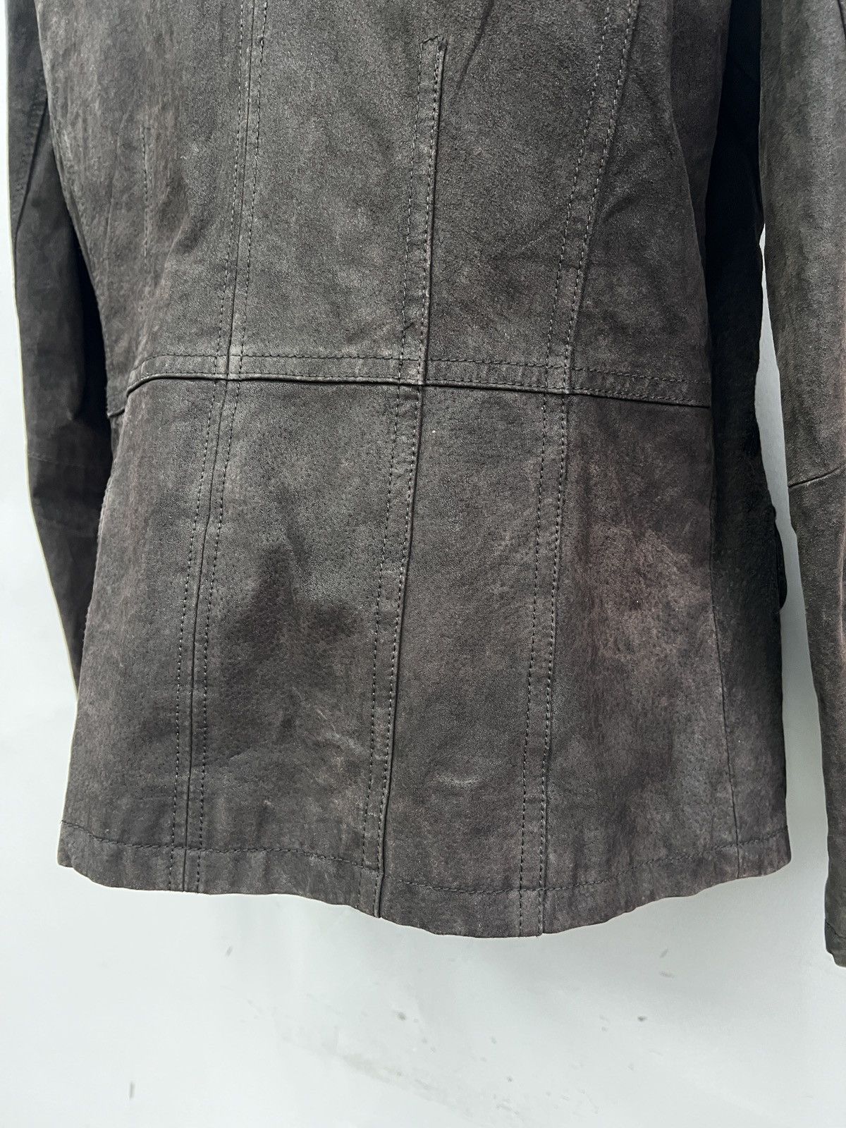 14th Addiction Hysteric glamour Leather Jacket blazer y2k Brown fur Style Size US M / EU 48-50 / 2 - 9 Thumbnail