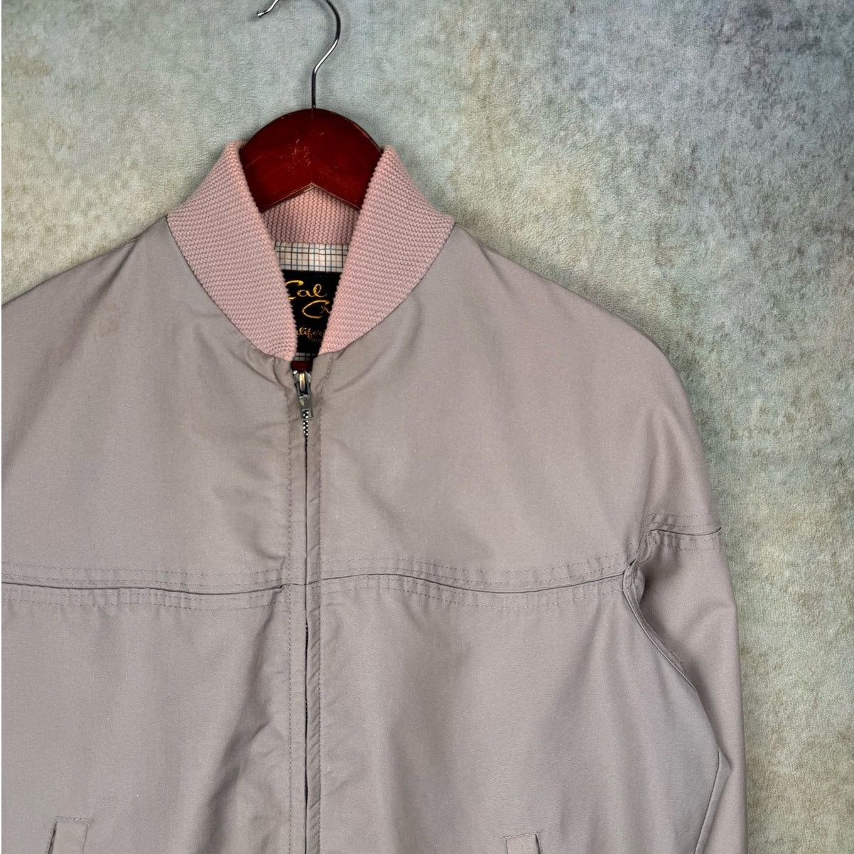 Vintage VTG 80s Cal Craft Full Zip Jacket Mens Sz M Gray Collared Size US M / EU 48-50 / 2 - 4 Thumbnail