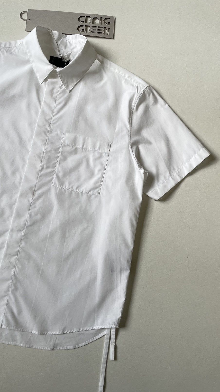 Craig Green S/S 16 White ‘Hang Strap’ Shirt Size US L / EU 52-54 / 3 - 5 Thumbnail