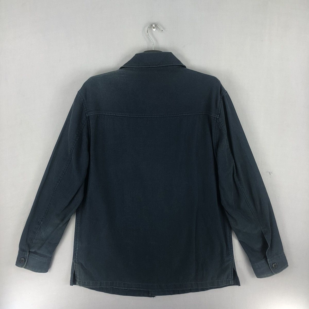 Japanese Brand Vintage 90's Flannel Jacket Herringbone Twill by New Yorker Size US L / EU 52-54 / 3 - 4 Thumbnail