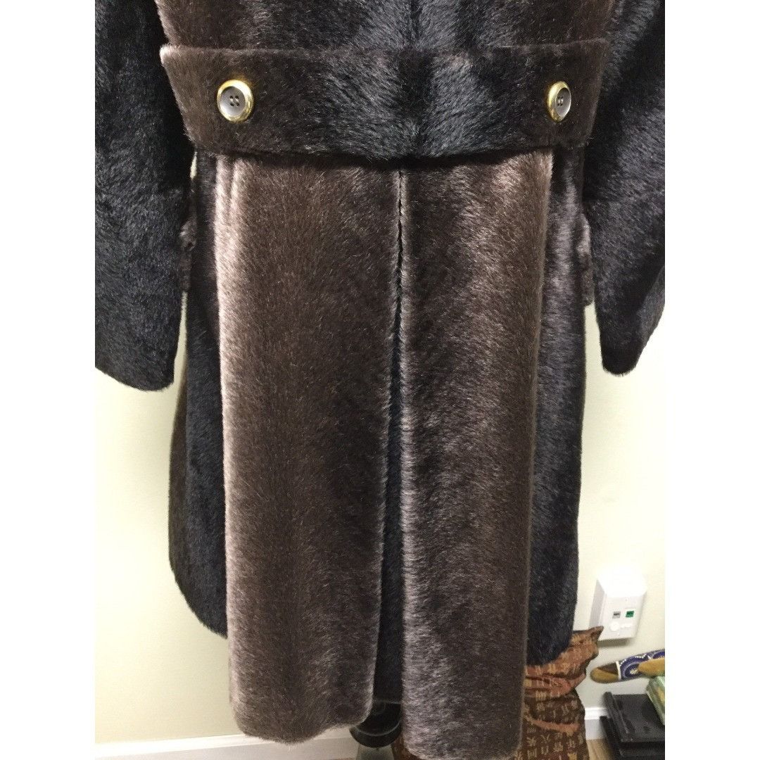 Vintage Seeotta Vintage Double Breasted Military Style Faux Fur Swin Size M / US 6-8 / IT 42-44 - 5 Thumbnail