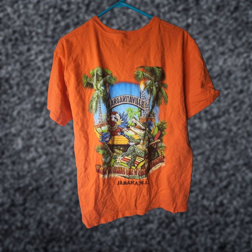 Doublet Margaritaville Jimmy Buffett Jamaica Double Sided T Shirt Orange L Mens Size US L / EU 52-54 / 3 - 1 Thumbnail