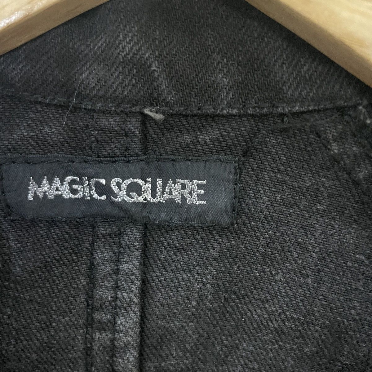 Other Vintage Y2k Magic Square Bikers Denim Jacket Size M / US 6-8 / IT 42-44 - 5 Thumbnail