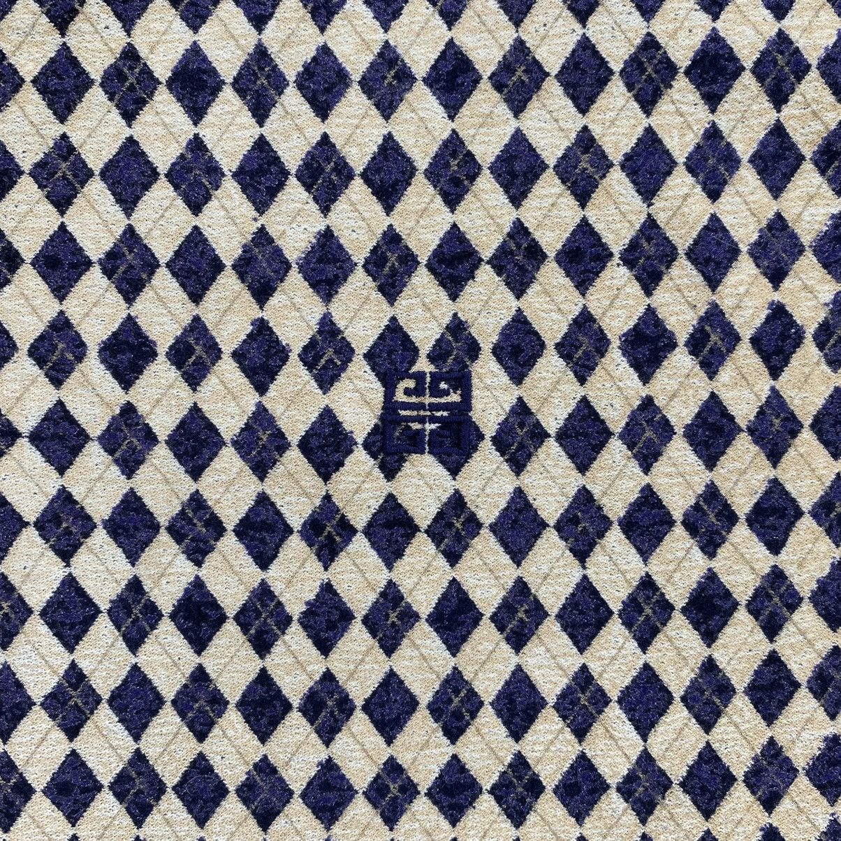 Givenchy 90s Vintage Givenchy Activewear Diamond Patterned Polo shirt Size US M / EU 48-50 / 2 - 8 Thumbnail