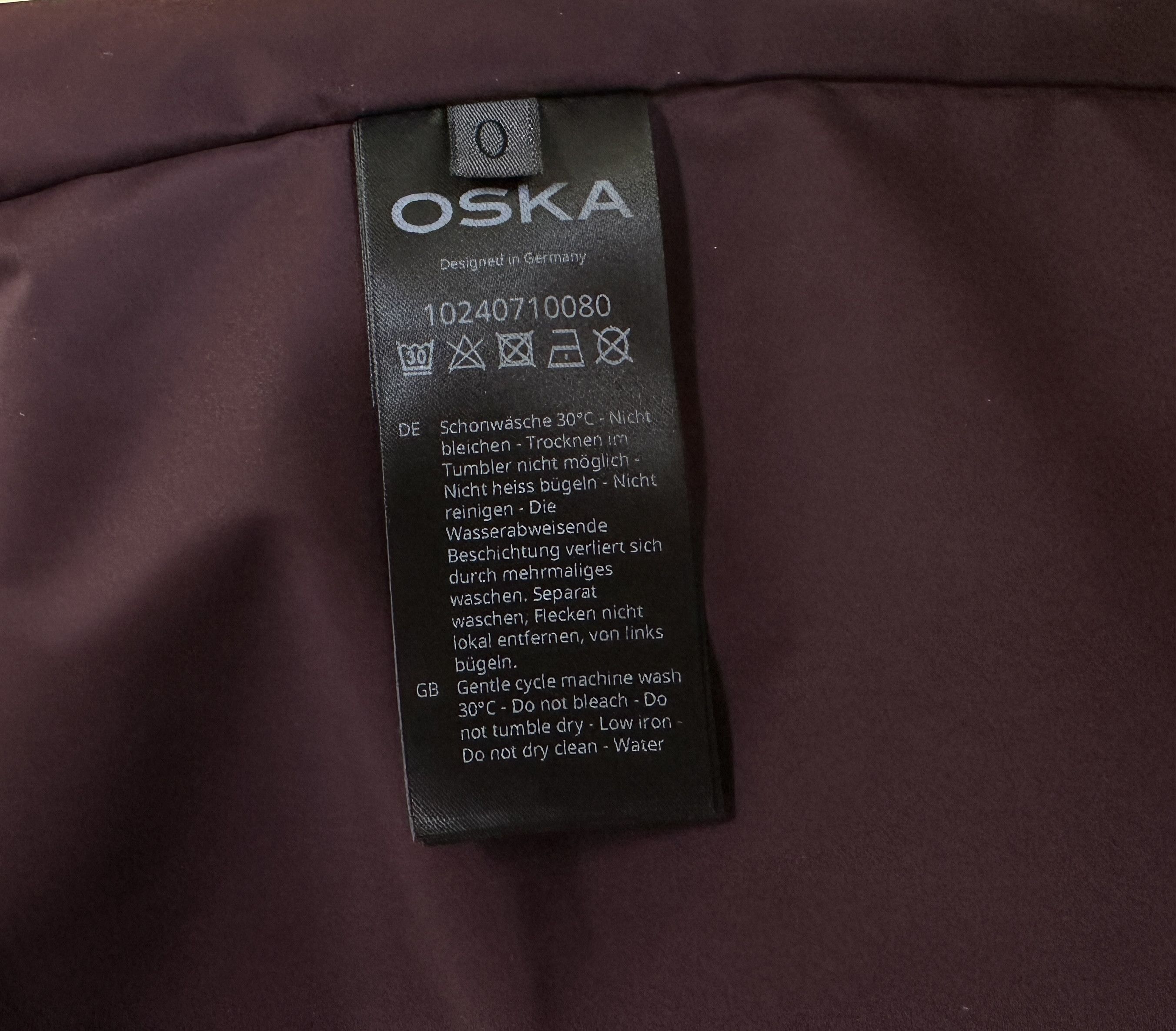 Other Oska dark purple trench coat Size M / US 6-8 / IT 42-44 - 8 Thumbnail