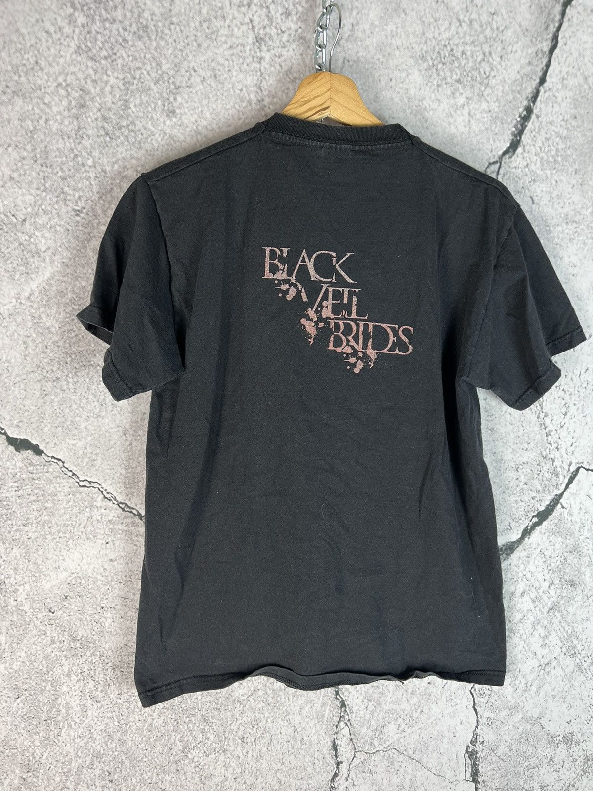 Band Tees Vintage Y2K Black Veil Brides Skull Black Tee Size US M / EU 48-50 / 2 - 2 Thumbnail