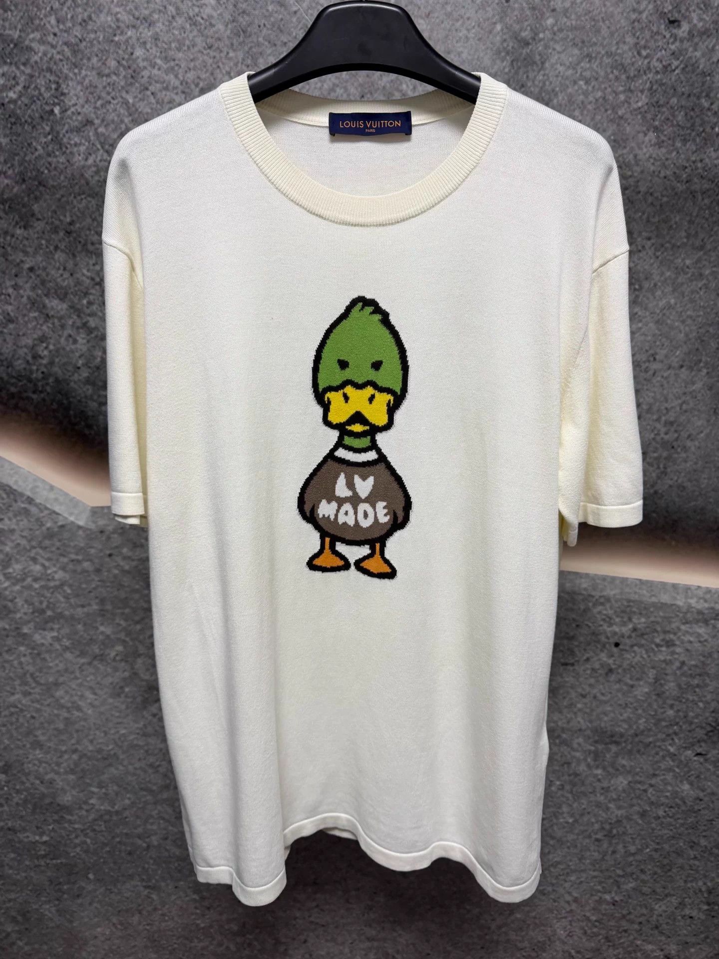 Louis Vuitton LV x NIGO SS XL Off-White Duck Print Size US XL / EU 56 / 4 - 1 Thumbnail