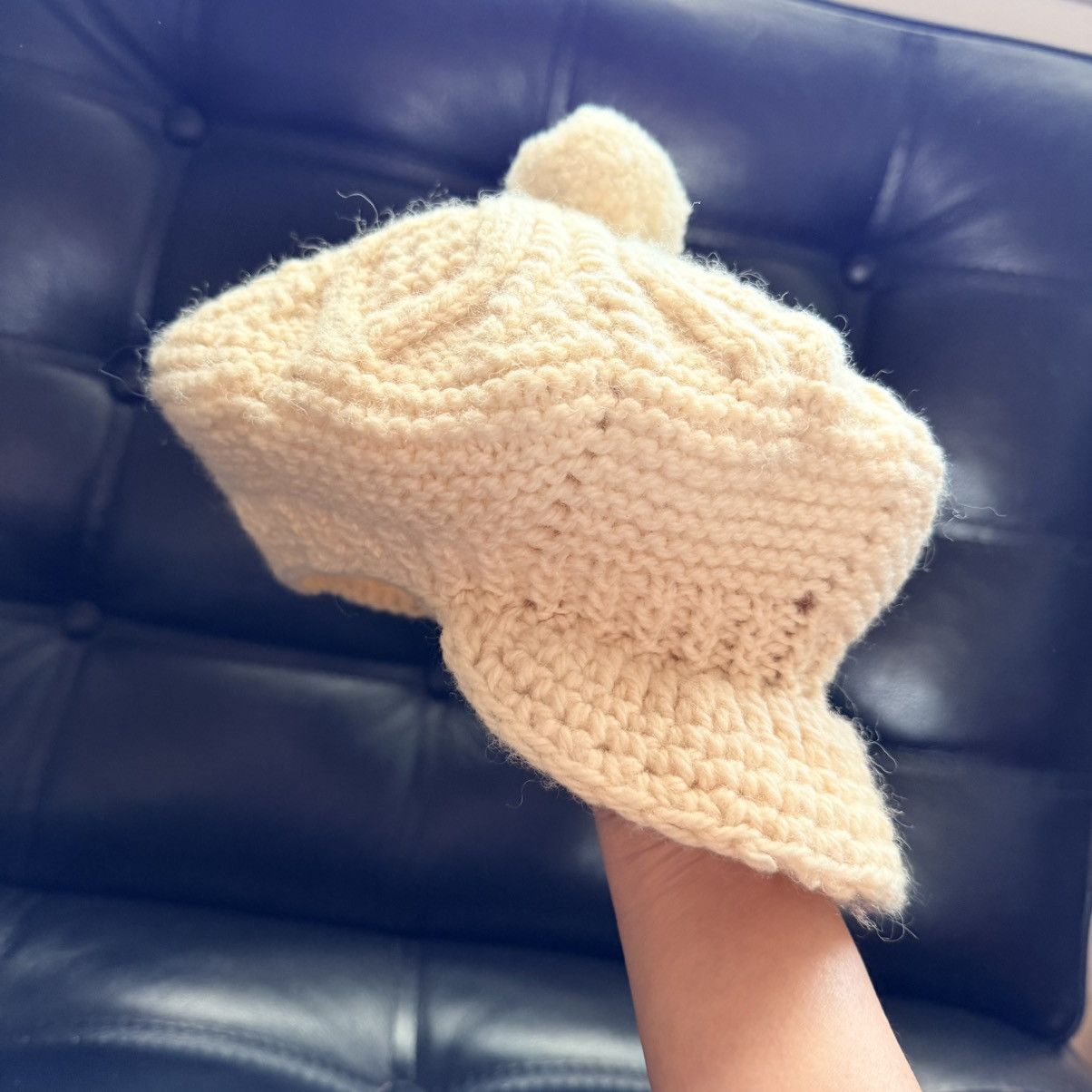 Other John Molloy Donegal Wool Knit Newsboy Hat Cream Ireland Size ONE SIZE - 4 Thumbnail
