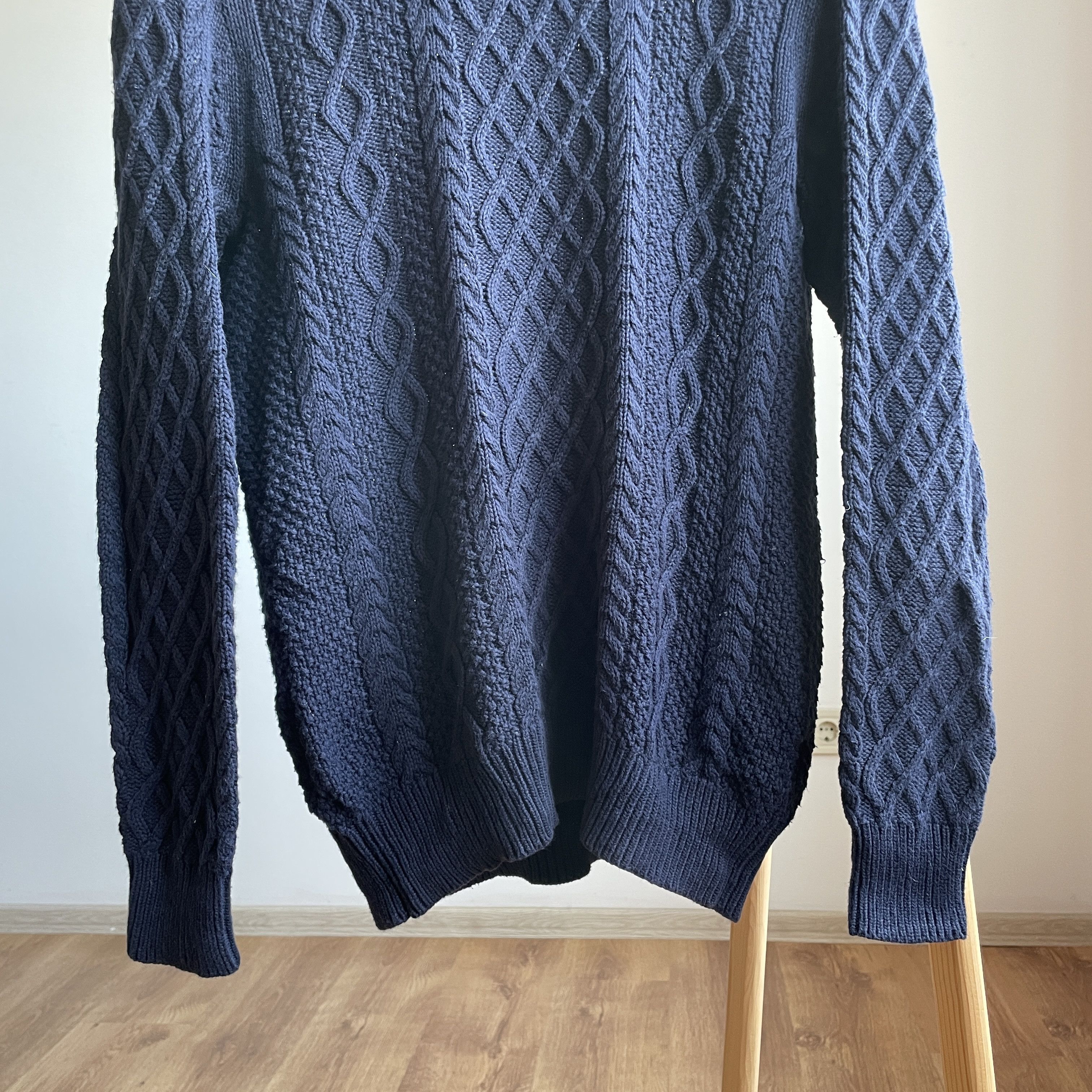 J.Crew J.Crew Chunky Cable Knit Cotton Sweater Size XS Size US XS / EU 42 / 0 - 4 Thumbnail