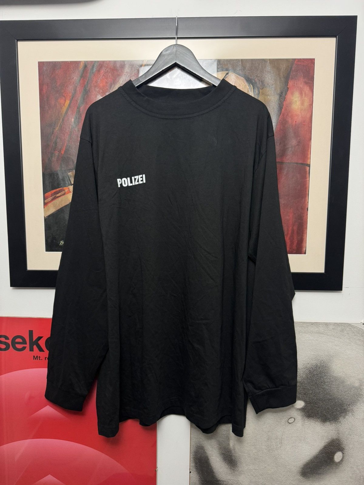Vintage Polizei German Police Berlin 90s Vintage Longsleeve Oversize Size US XXL / EU 58 / 5 - 2 Thumbnail