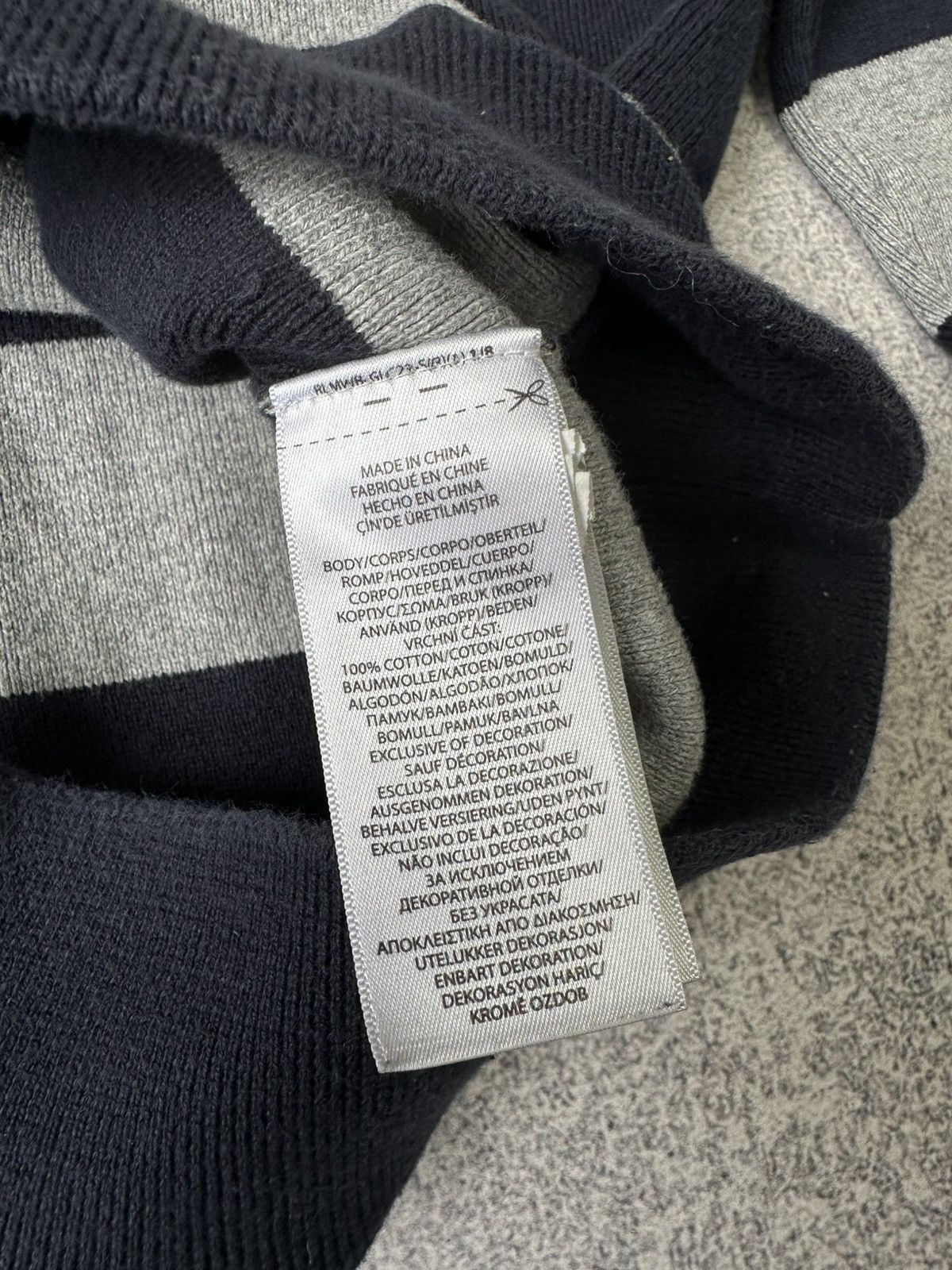 Polo Ralph Lauren Vintage Polo Ralph Lauren BIG Logo Striped Sweater Size US S / EU 44-46 / 1 - 6 Thumbnail