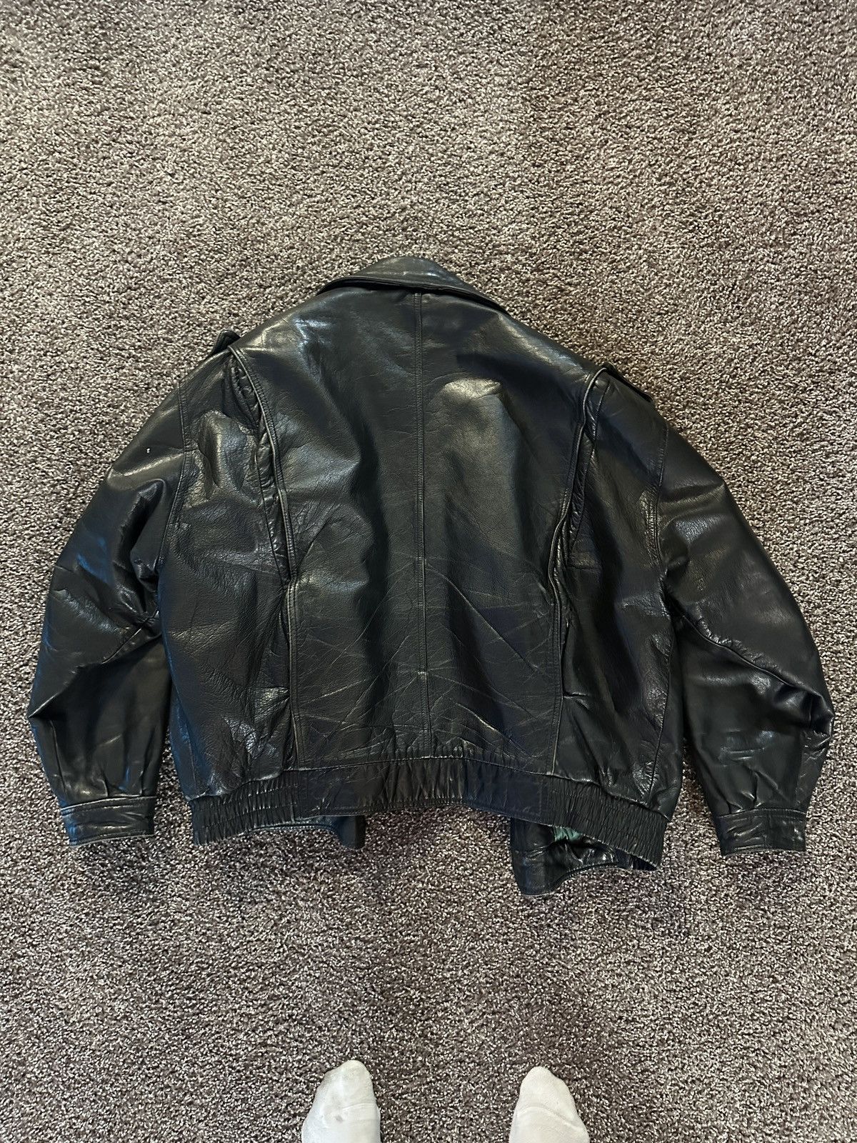 Vintage Vintage leather jacket Size US L / EU 52-54 / 3 - 2 Thumbnail