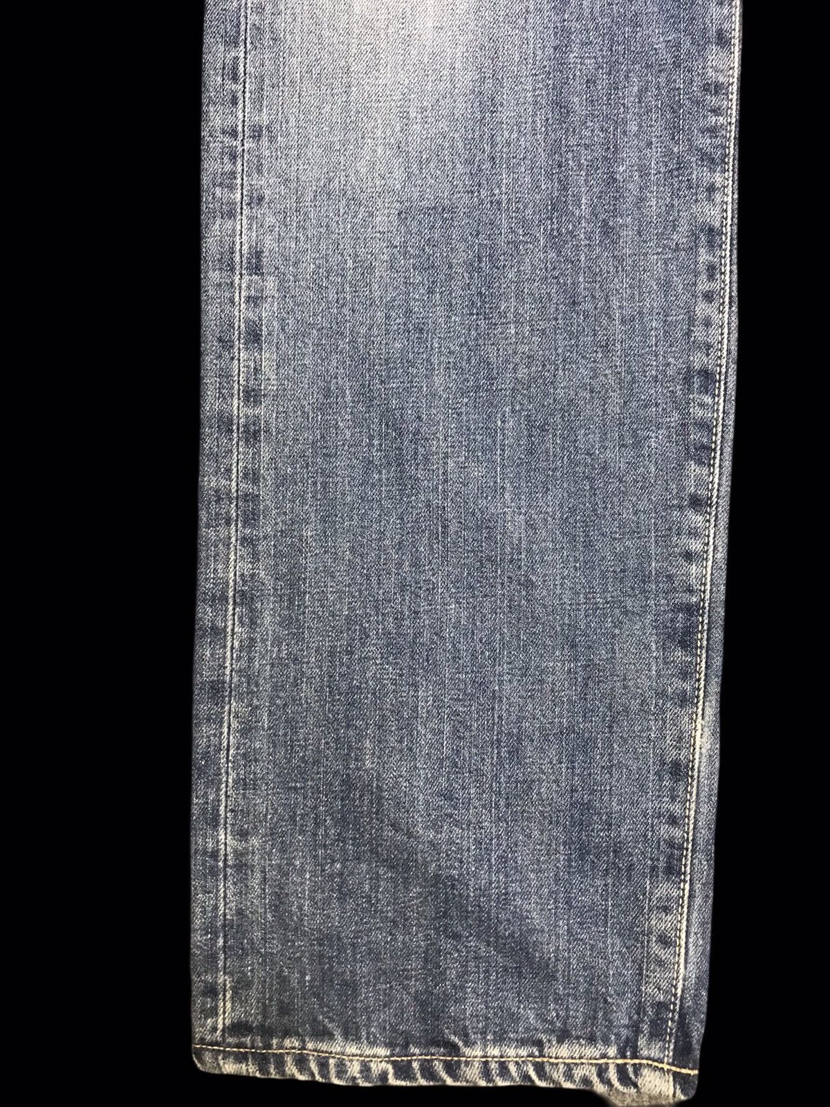 Edwin 💥WIDE💥VINTAGE EDWIN 505X SELVEDGE MINIMAL FADES DENIM F396 Size US 31 - 9 Thumbnail