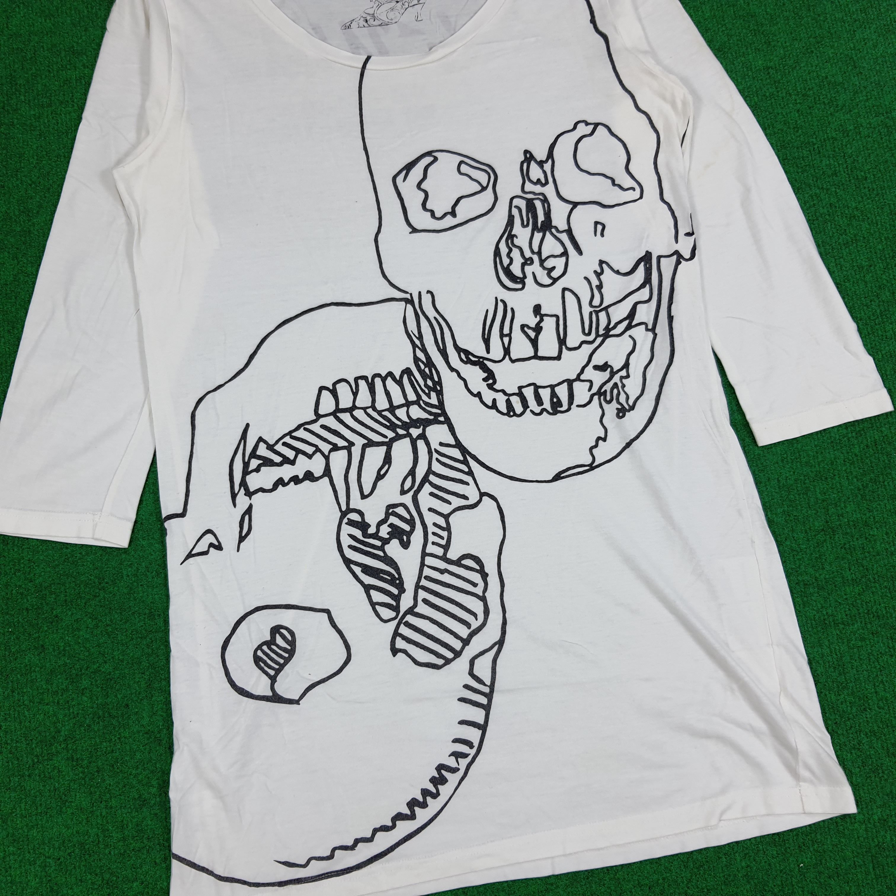 Andy Warhol × Hysteric Glamour × Vintage Vintage Andy Warhol by Hysteric Glamour Skull Tshirt Size S / US 4 / IT 40 - 2 Thumbnail