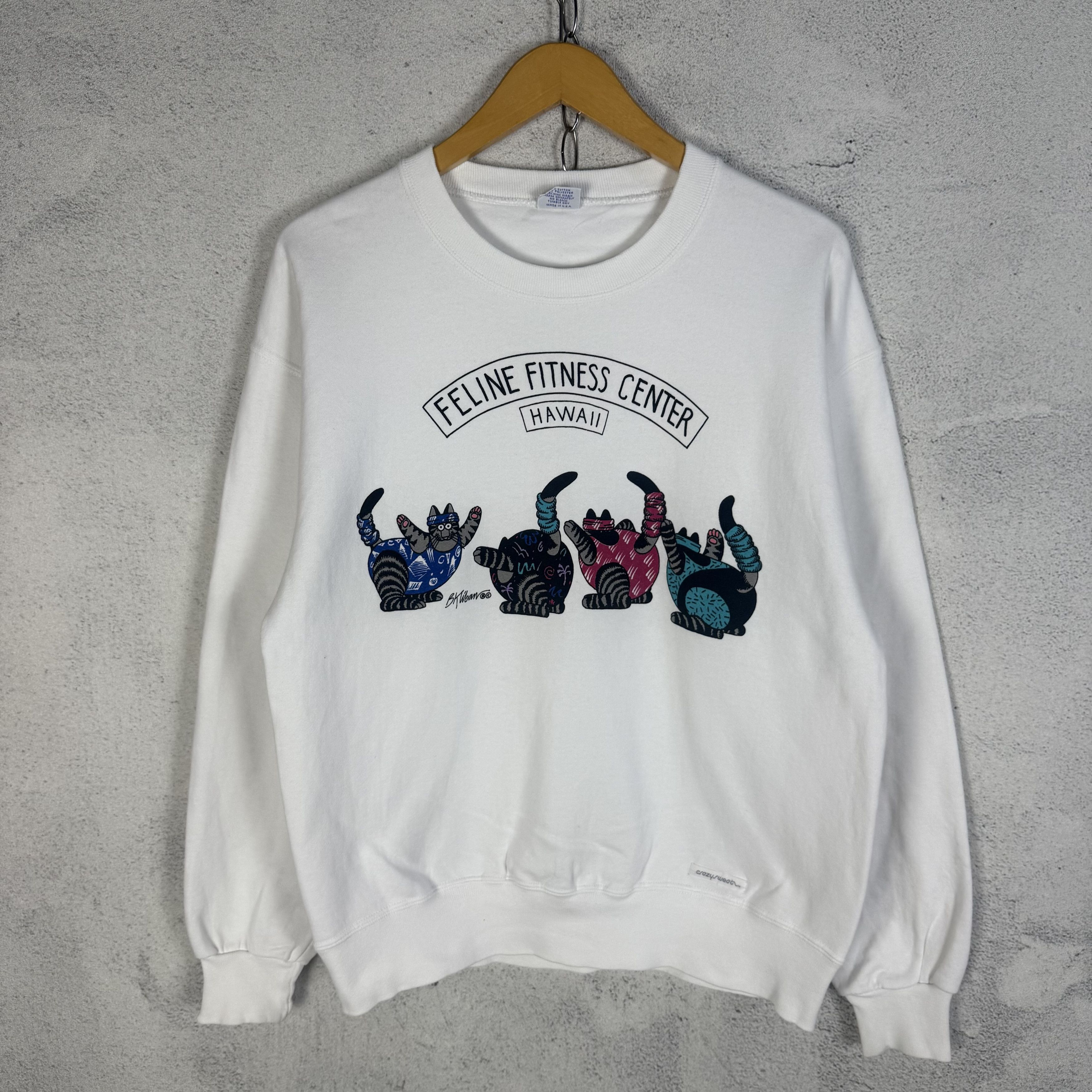 Vintage Vintage Crazy Shirts Sweatshirt Crewneck Size US S / EU 44-46 / 1 - 1 Thumbnail